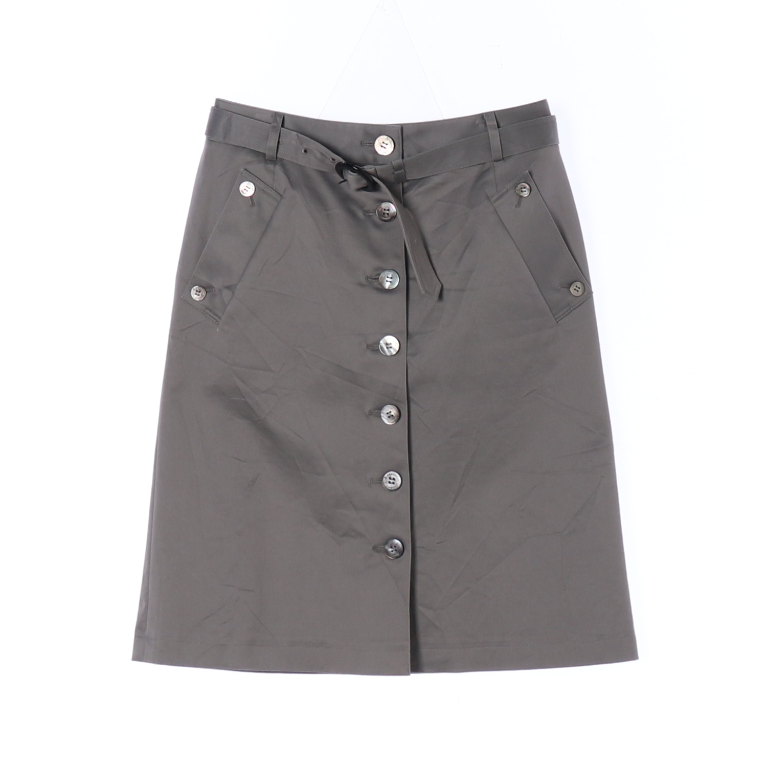 AQUASCUTUM 아쿠아스큐텀 버튼 디테일 스커트 WOMAN-S