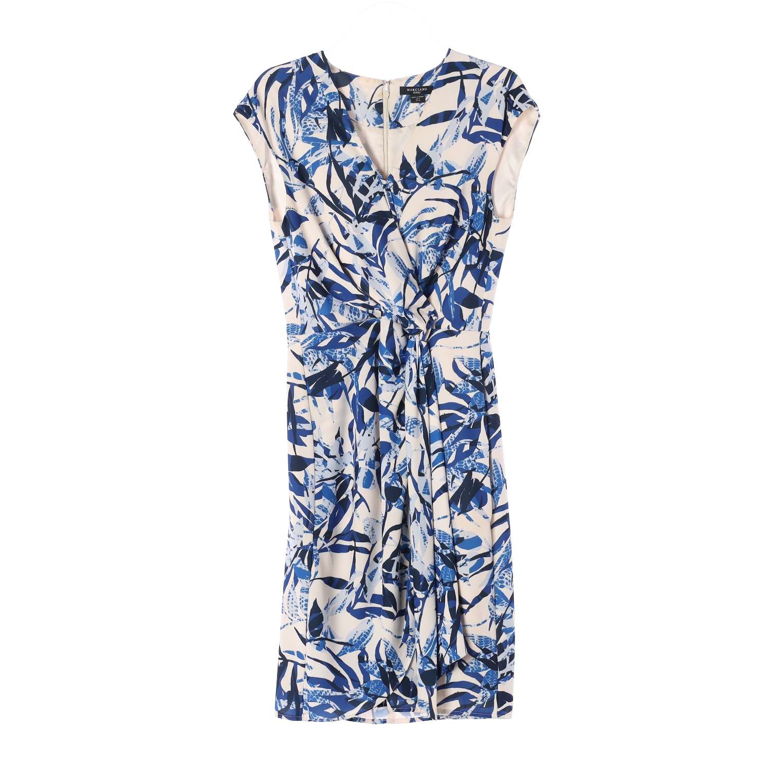 MARCIANO by GUESS 마르시아노 블루 리프 패턴 랩 WOMAN-S