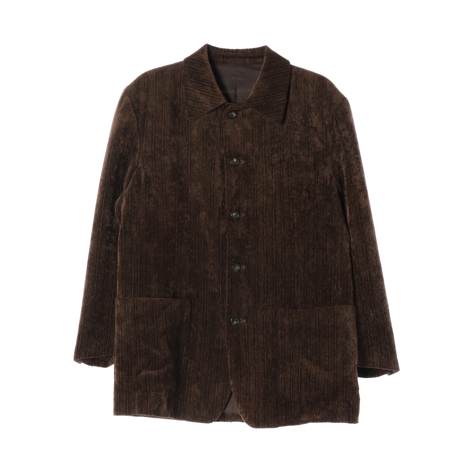 LANVIN 랑방 브라운 코듀로이 싱글 브레스티드 재킷 MAN-XXL