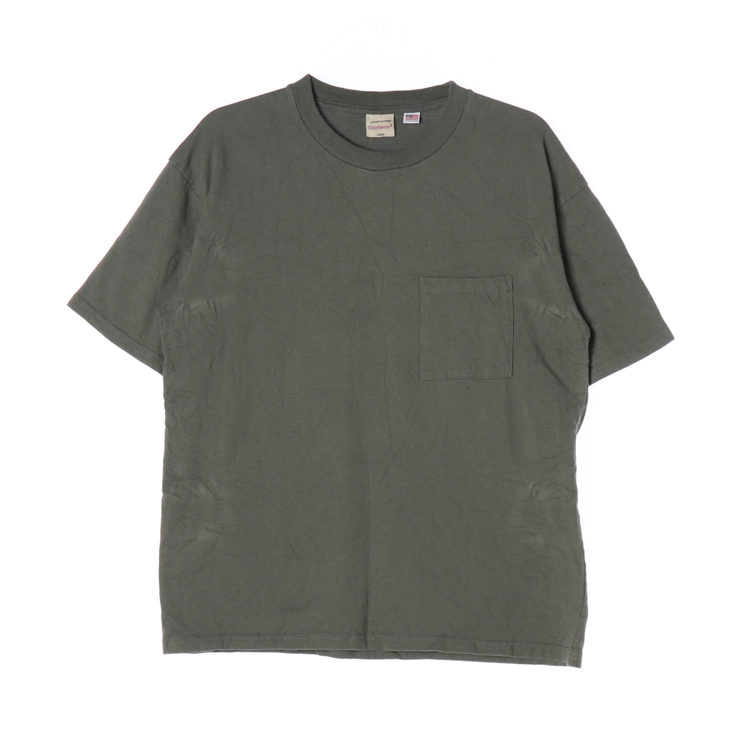 GOODWEAR 굿웨어 카키 포켓 반팔 티셔츠 MAN-XXL