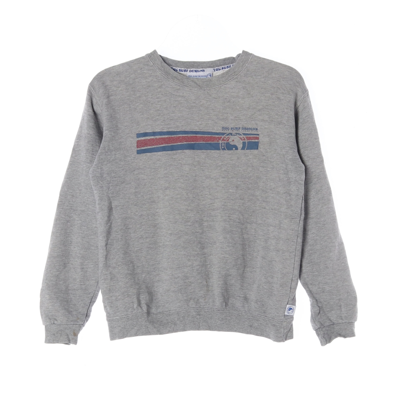 T&C SURF DESIGNS 서프디자인 스트라이프 로고 맨투맨 KIDS-140