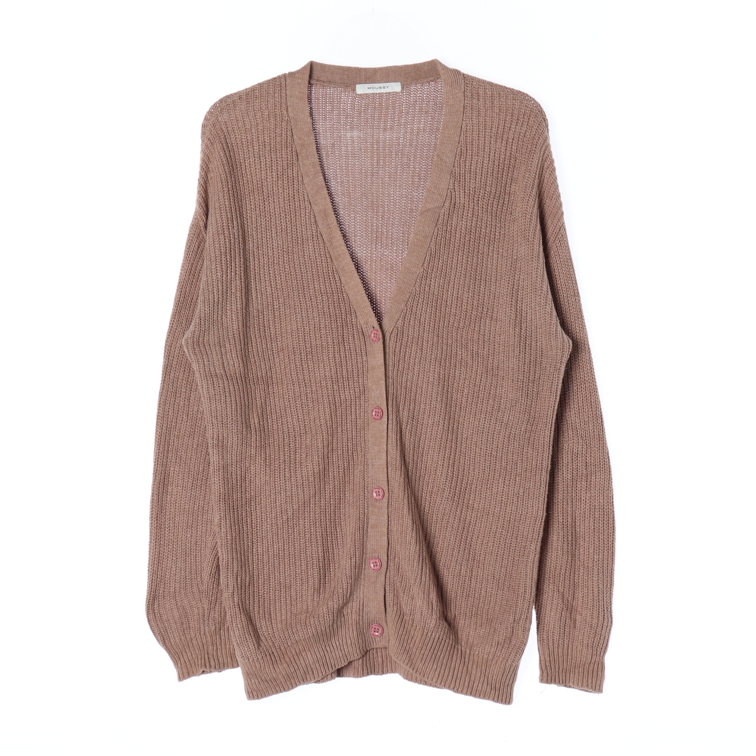 MOUSSY 무시 니트웨어 가디건 WOMAN-XL