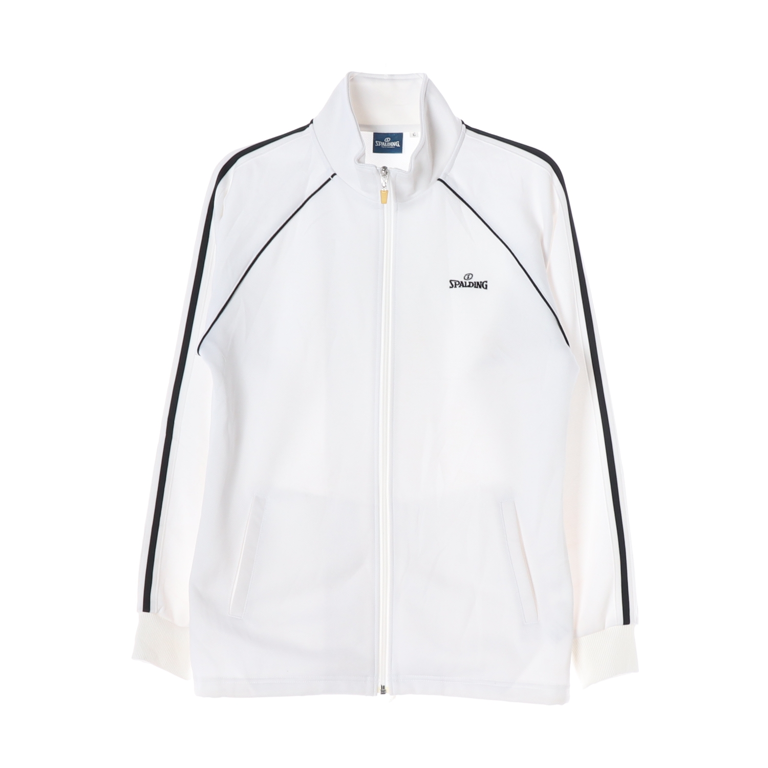 SPALDING 스팔딩 화이트 라인 집업 재킷 WOMAN-L