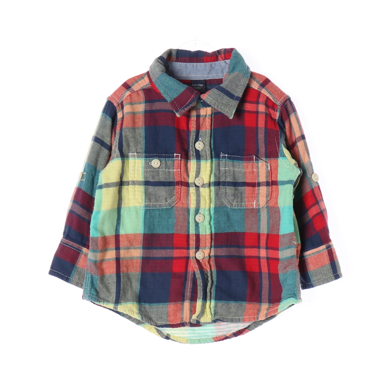 BABYGAP 베이비갭 체크 코튼 셔츠 KIDS-80