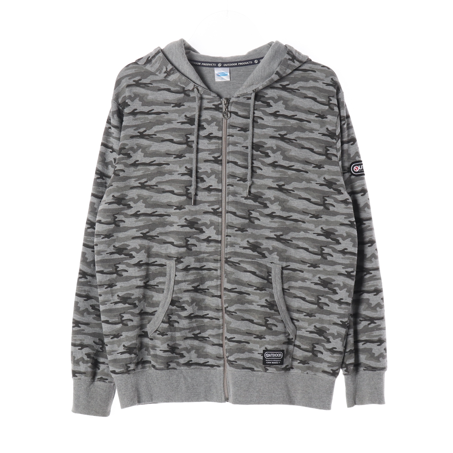 OUTDOOR PRODUCTS 아웃도어프로덕츠 카모플라쥬 후드집업 MAN-XXL