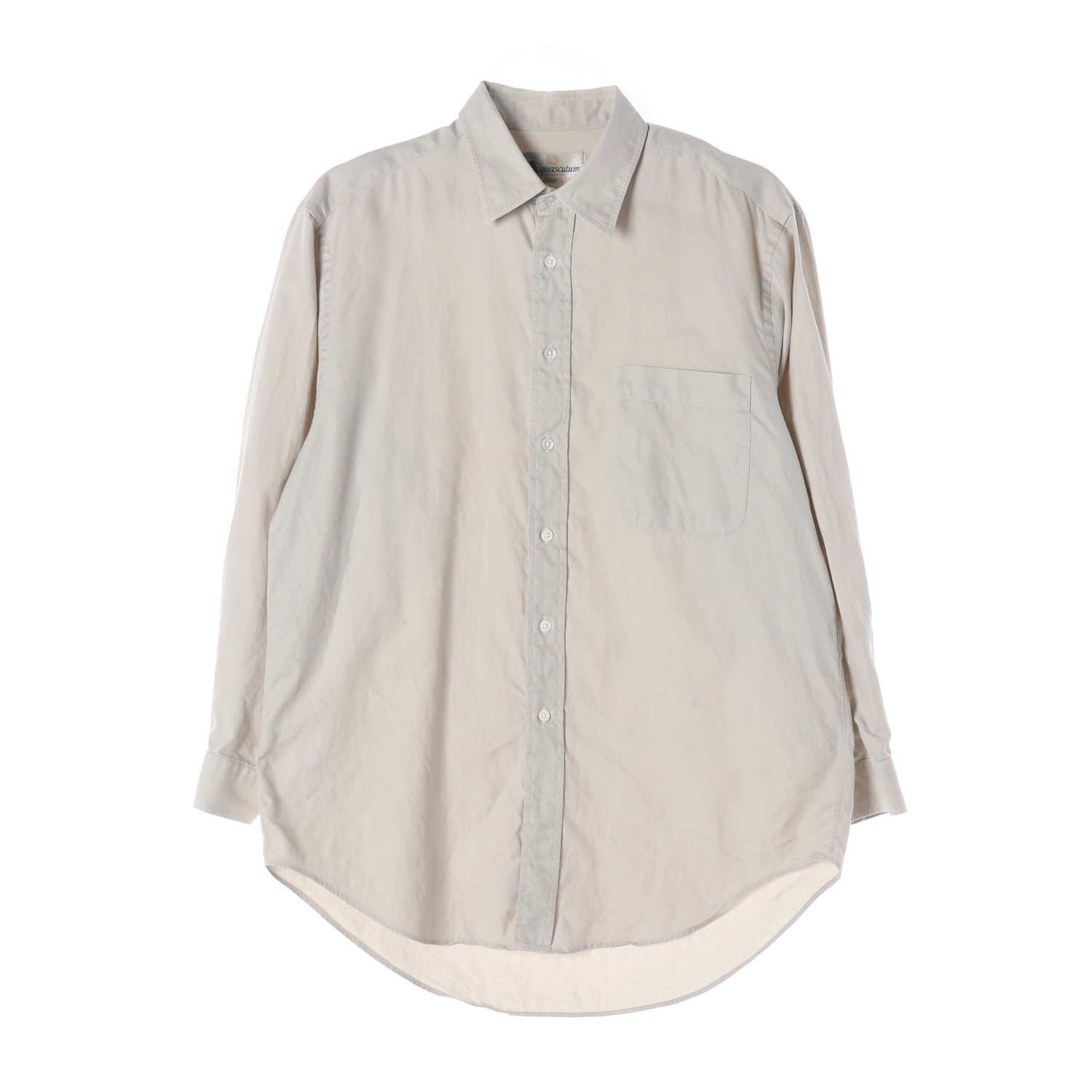 AQUASCUTUM 아쿠아스큐텀 베이지 셔츠 MAN-L