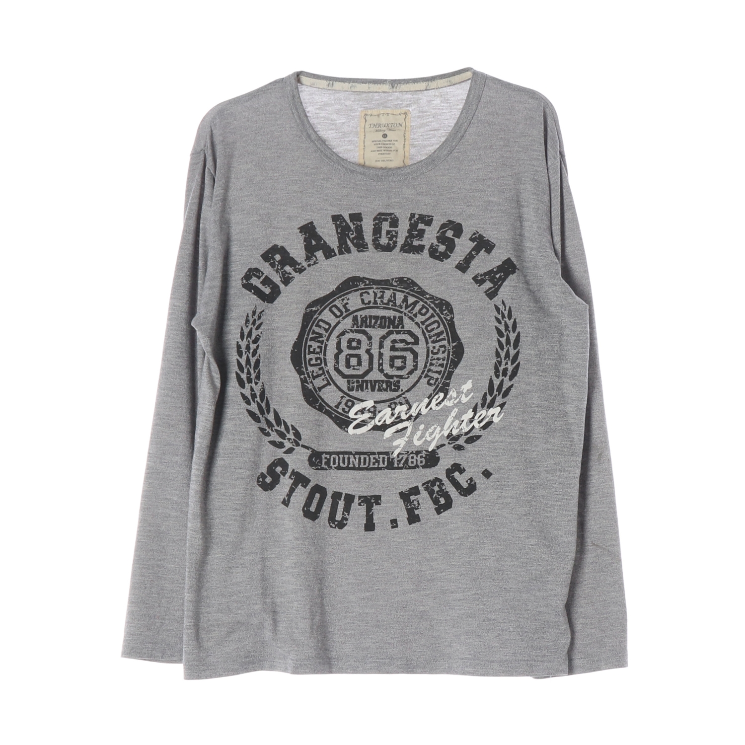THRUXTON 스럭스턴 프린팅 긴팔 티셔츠 WOMAN-XL