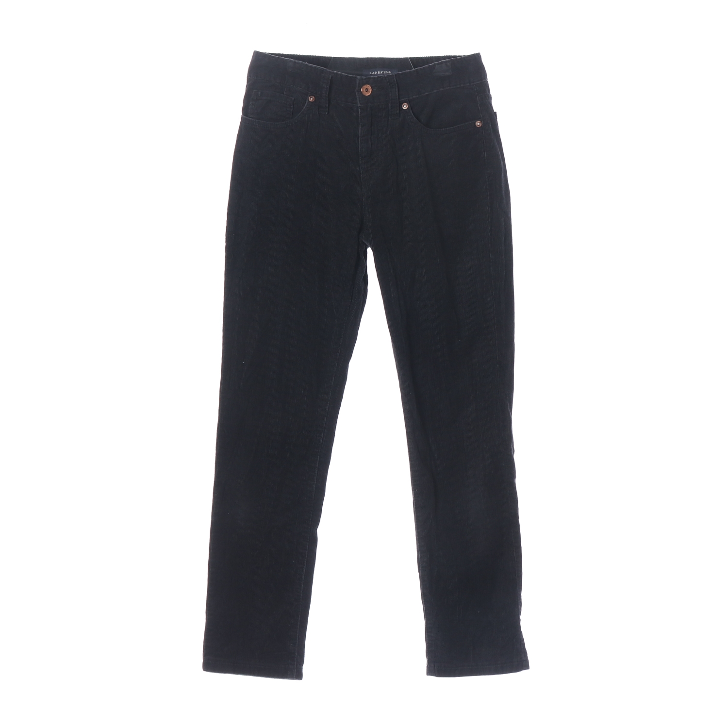 LANDS' END 랜즈엔드 블랙 코듀로이 팬츠 슬랙스 WOMAN-M