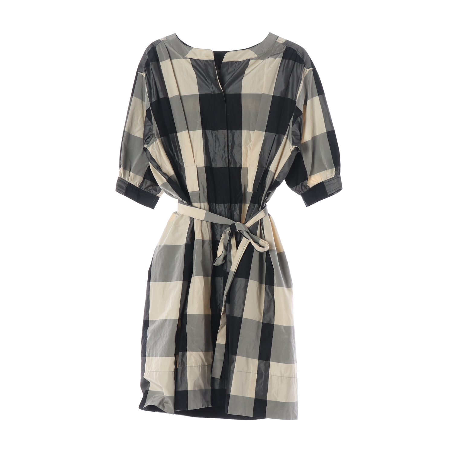 DKNY 도나카란뉴욕 체크 패턴 드레스 WOMAN-6