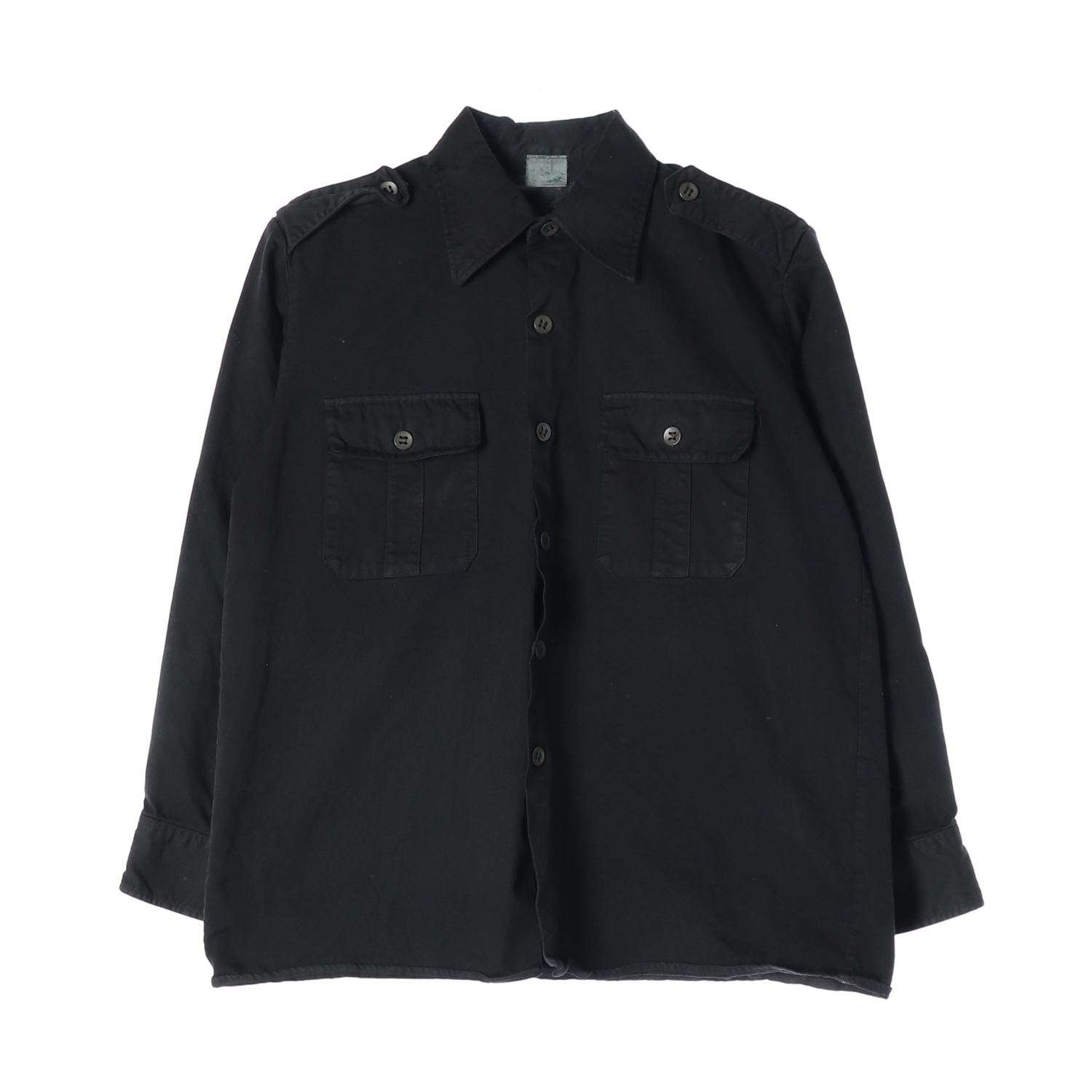 US ARCHIVE 밀리터리 블랙 포켓 디테일 셔츠 MAN-XL