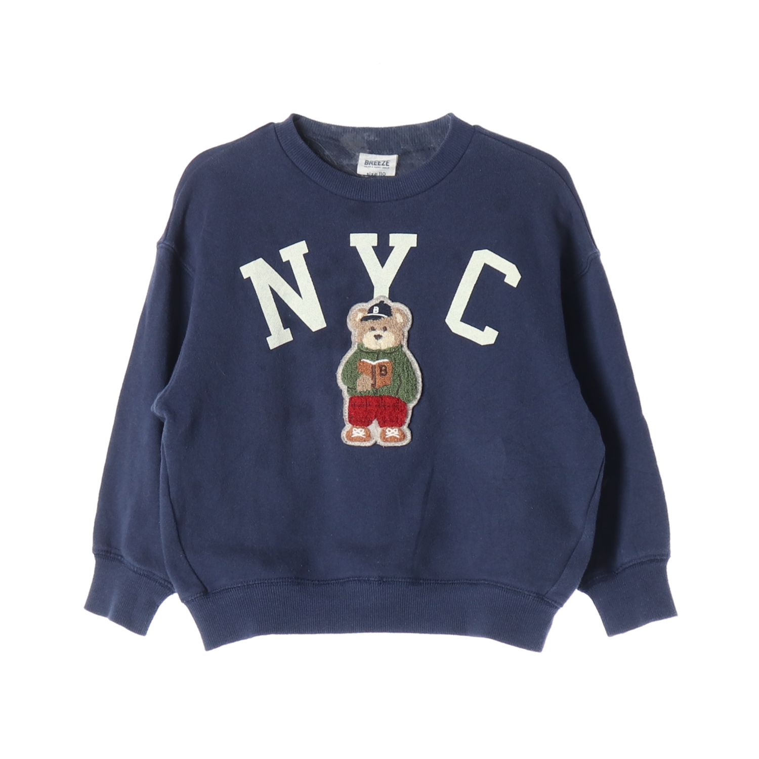 BREEZE 브리즈 베어 NYC 맨투맨 KIDS-110