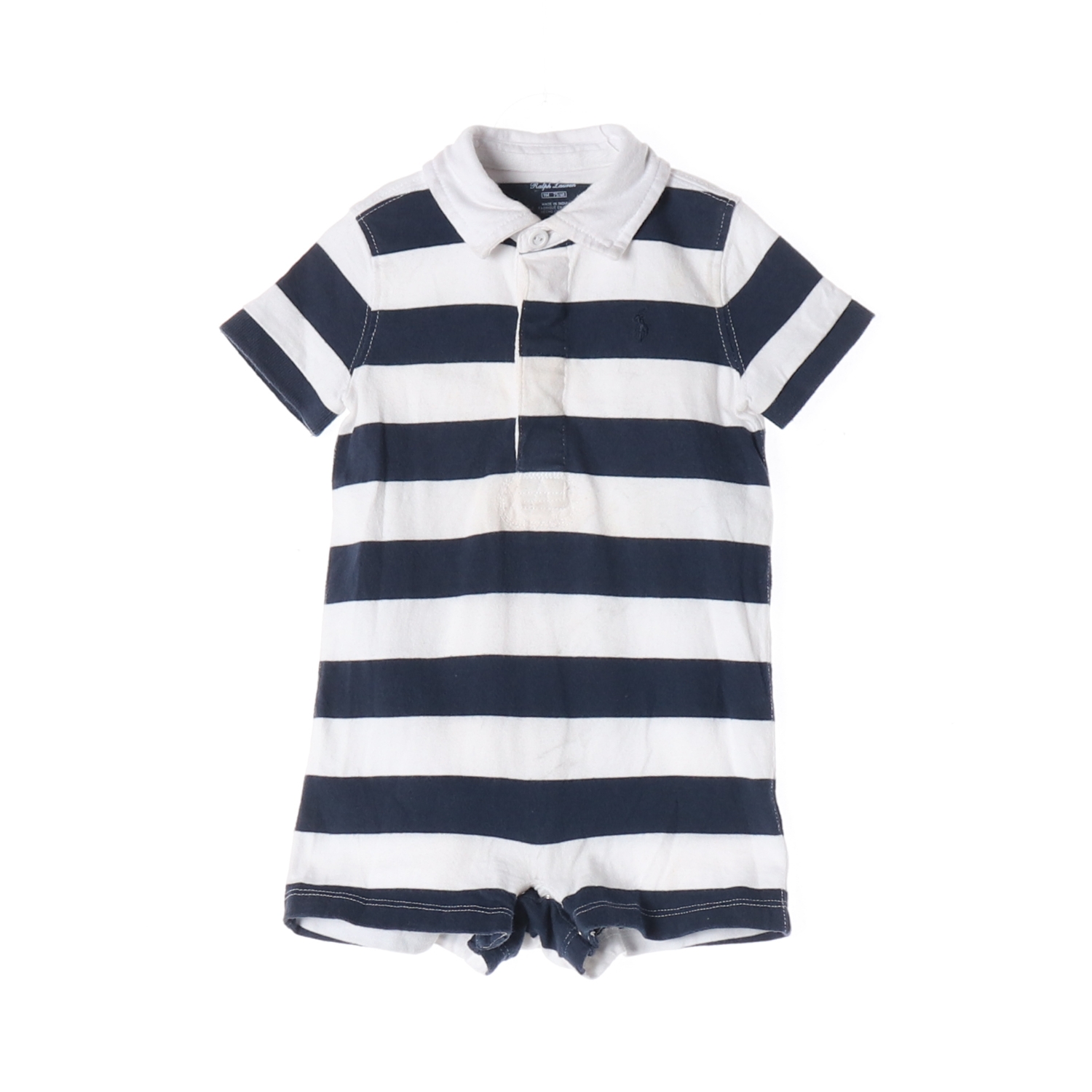 POLO RALPH LAUREN 폴로 랄프 로렌 스트라이프 코튼 점프수트 KIDS-80