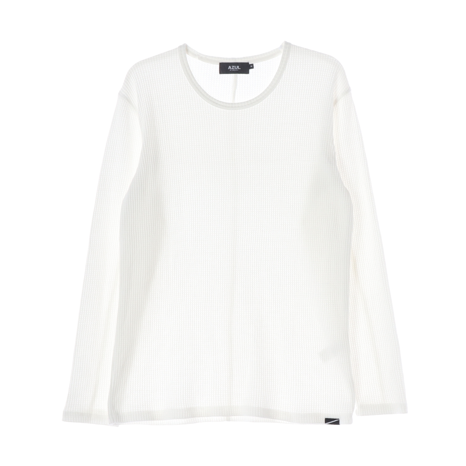 AZUL BY MOUSSY 아즐 바이 마우지 텍스처 라운드넥 긴팔 티셔츠 WOMAN-M