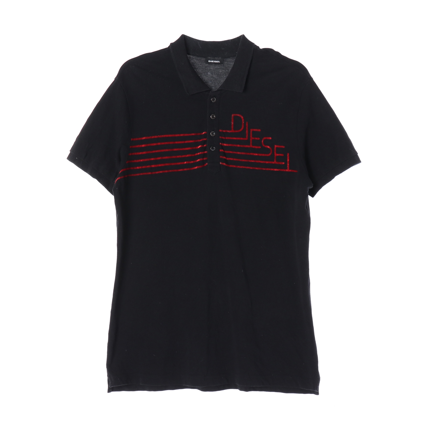DIESEL 디젤 로고 프린트 반팔 폴로셔츠 MAN-M