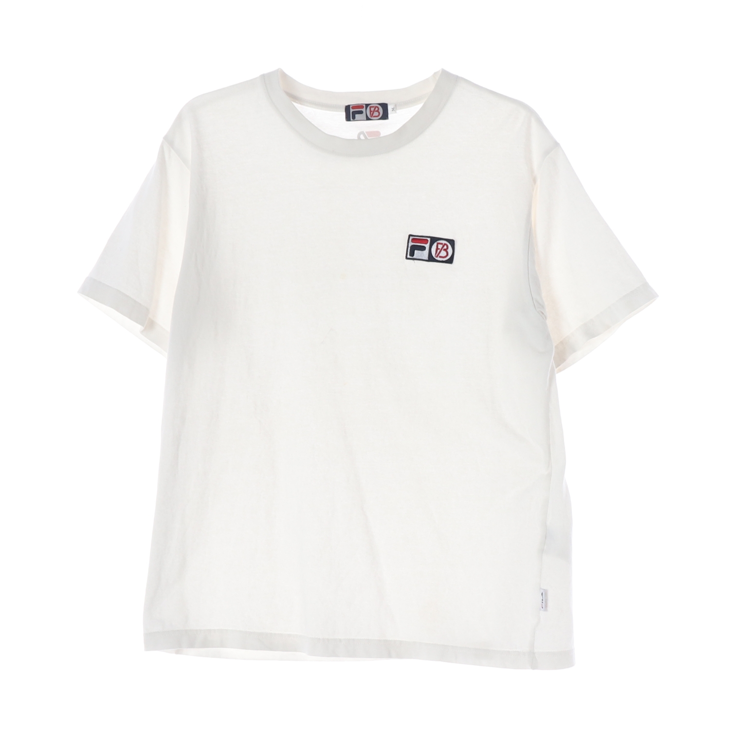 FILA 필라 면 로고 반팔 티셔츠 MAN-M