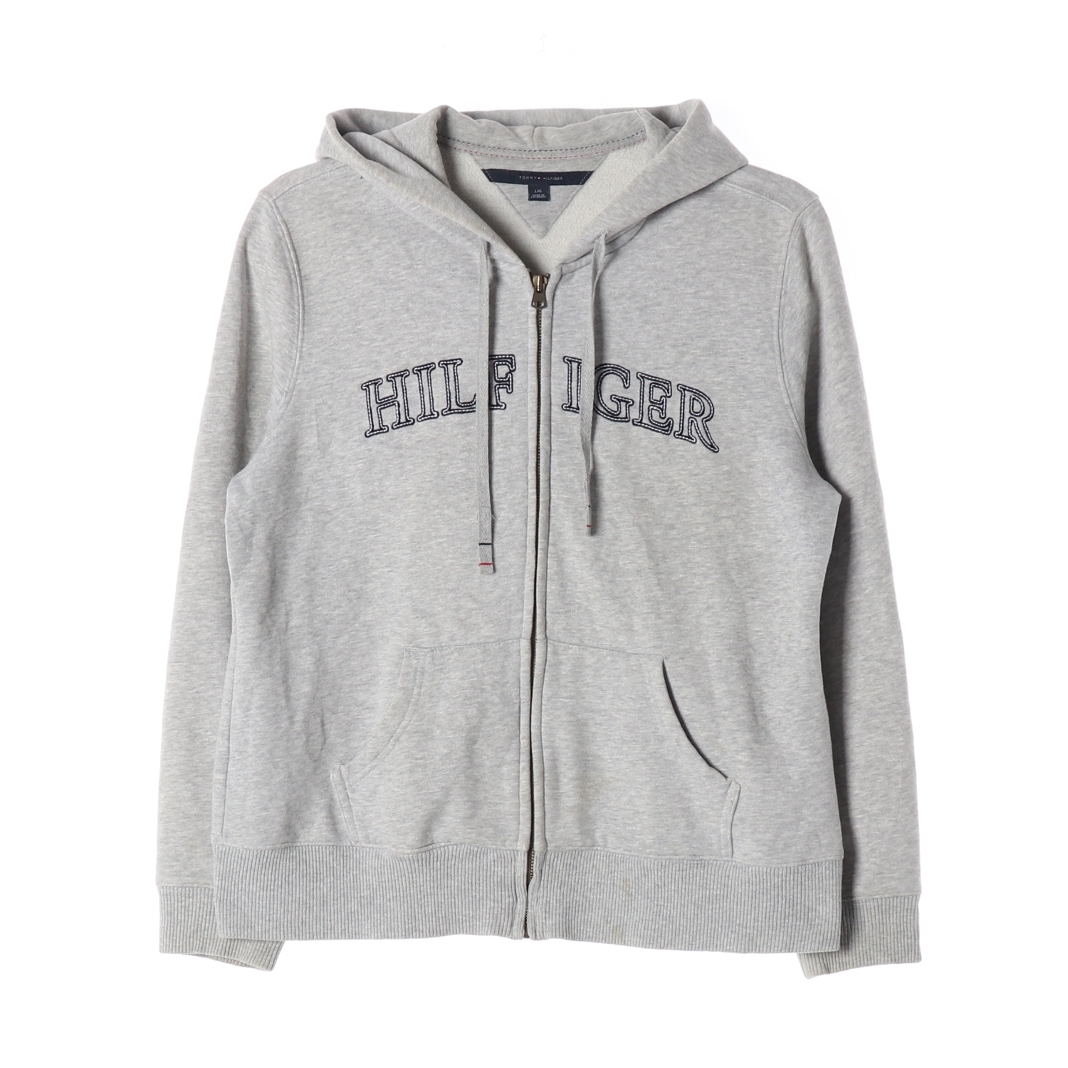 TOMMY HILFIGER 타미힐피거 면혼방 로고 후드티 WOMAN-L