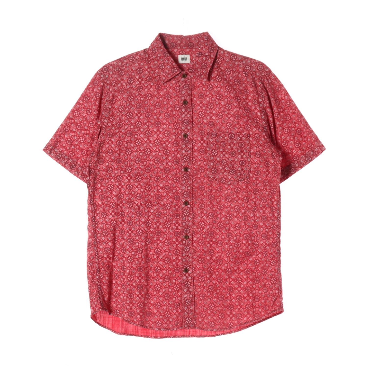 UNIQLO 유니클로 패턴 셔츠 셔츠 MAN-L