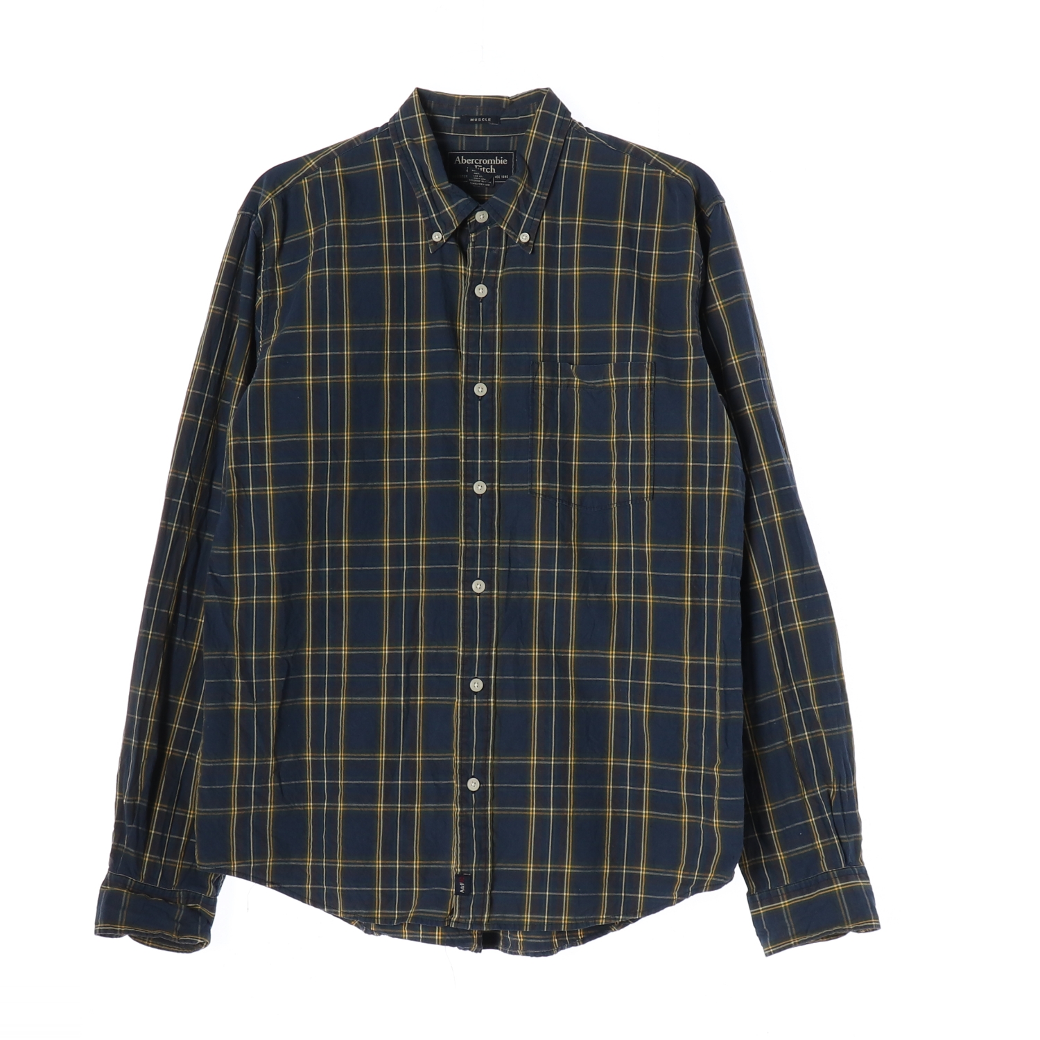 ABERCROMBIE & FITCH 아베크롬비앤피치 체크 셔츠 MAN-L