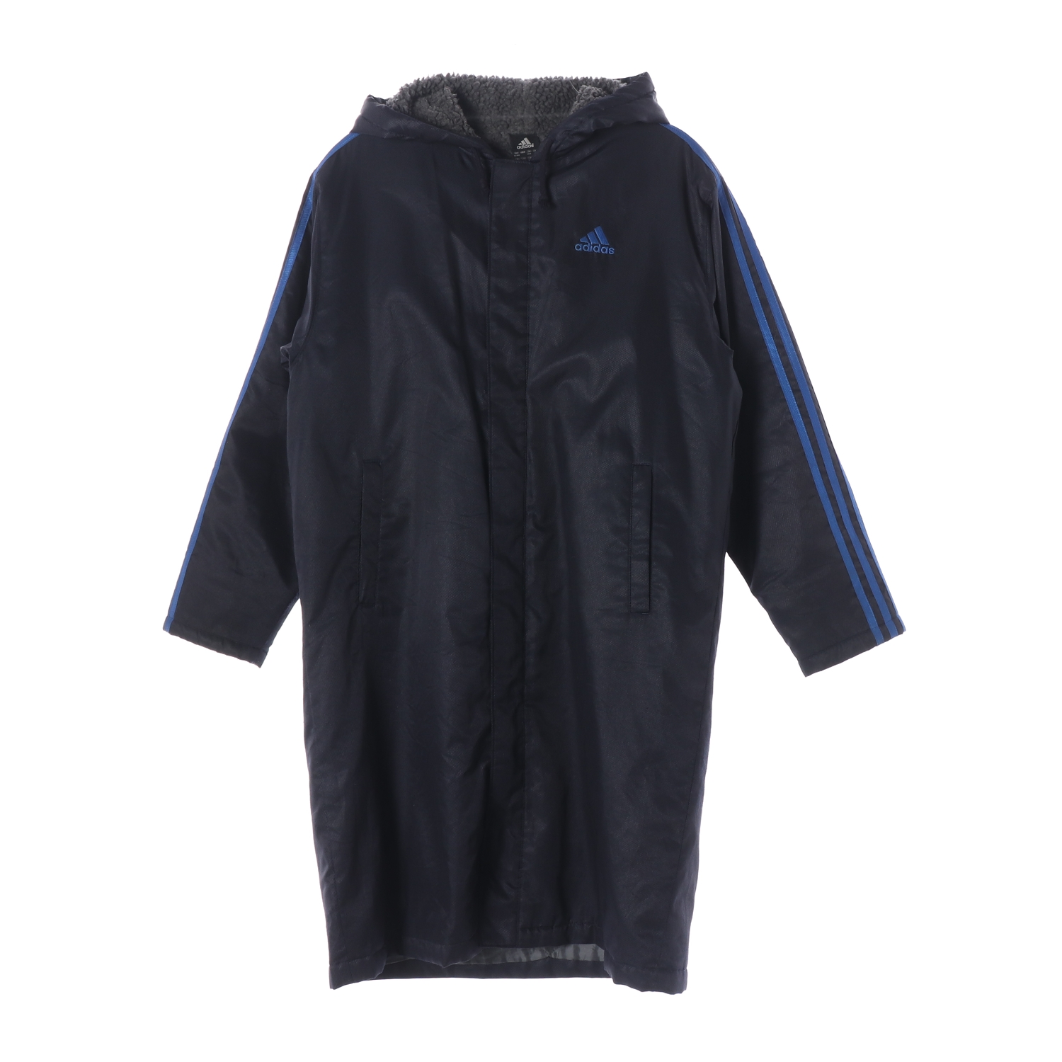 ADIDAS 아디다스 삼선 안감 기모 벤치코트 MAN-160