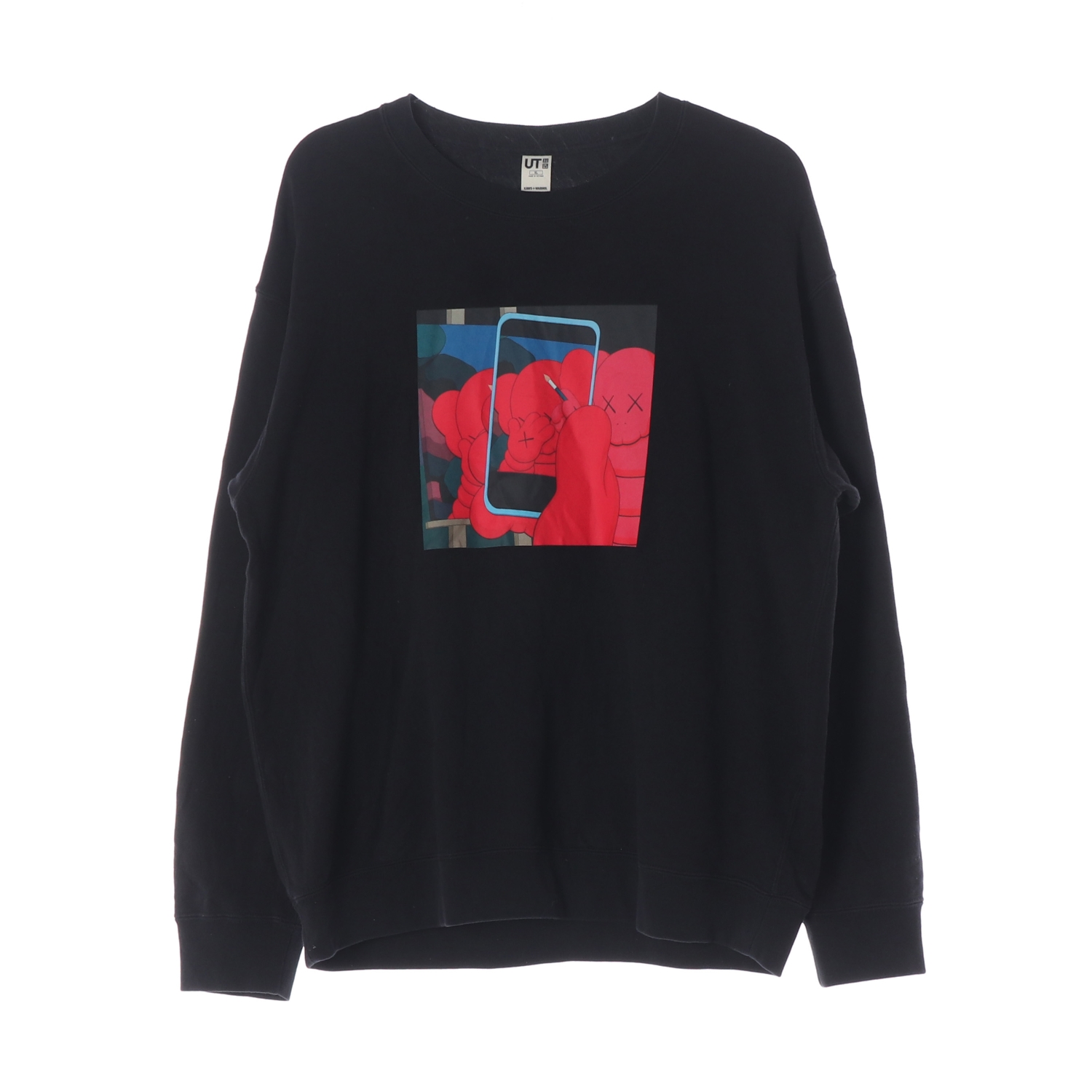UNIQLO 유니클로 KAWS+WARHOL 그래픽 맨투맨 니트 MAN-XL