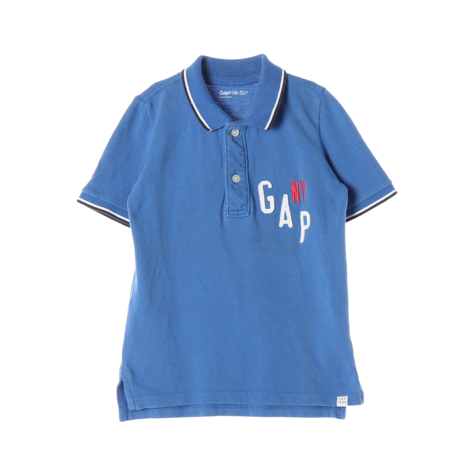 GAP 갭 로고 자수 면 폴로셔츠 KIDS-XS