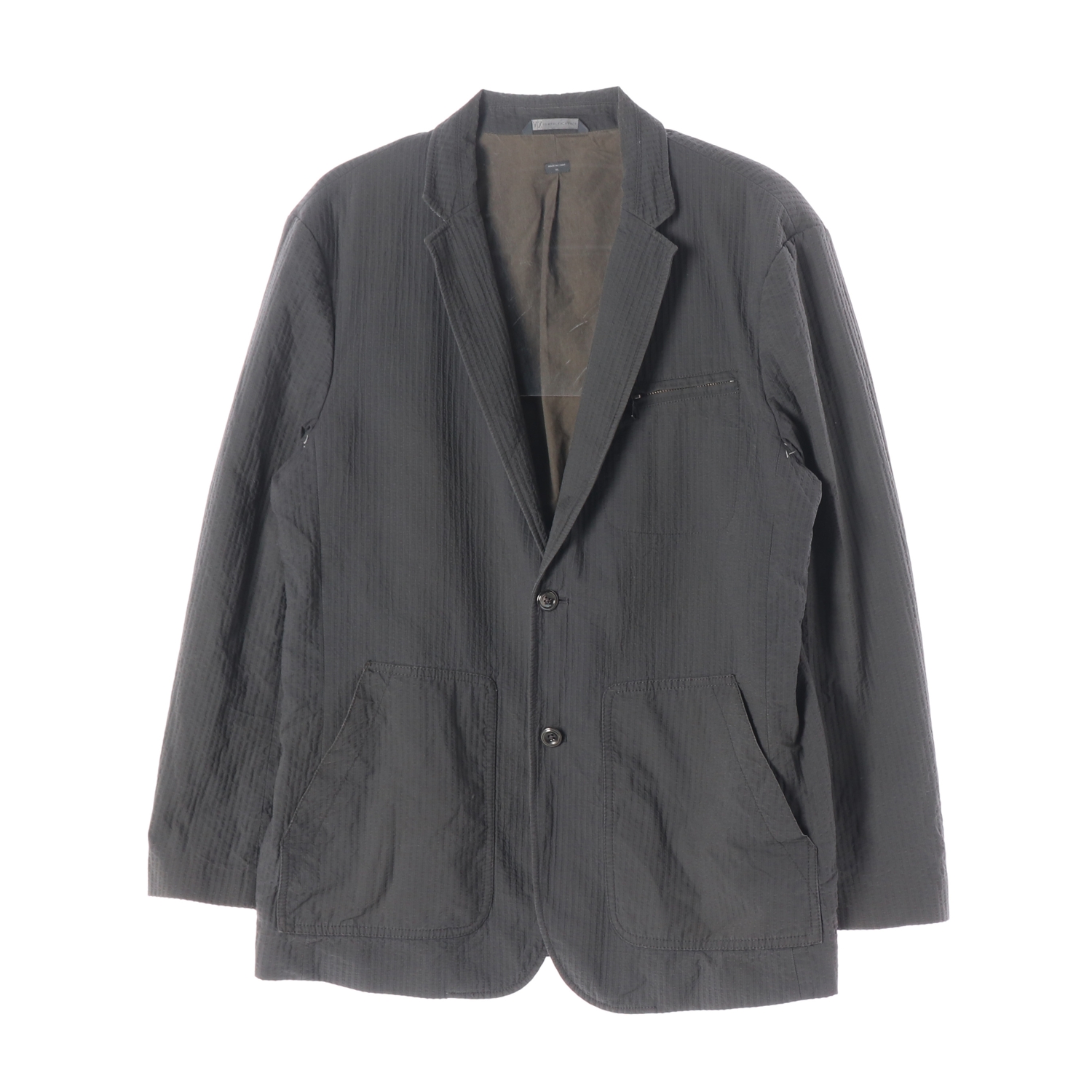 ARMANI EXCHANGE 아르마니 익스체인지 차콜 면 블레이저 MAN-XL