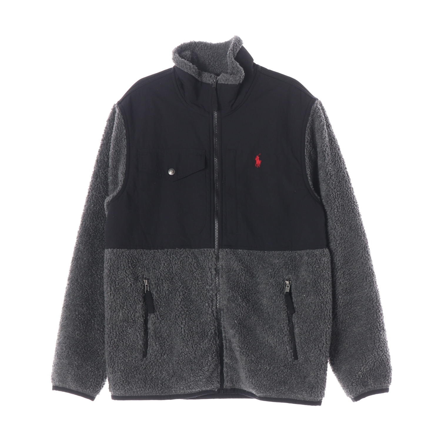 POLO RALPH LAUREN 폴로 랄프 로렌 배색 플리스 집업 자켓 MAN-S