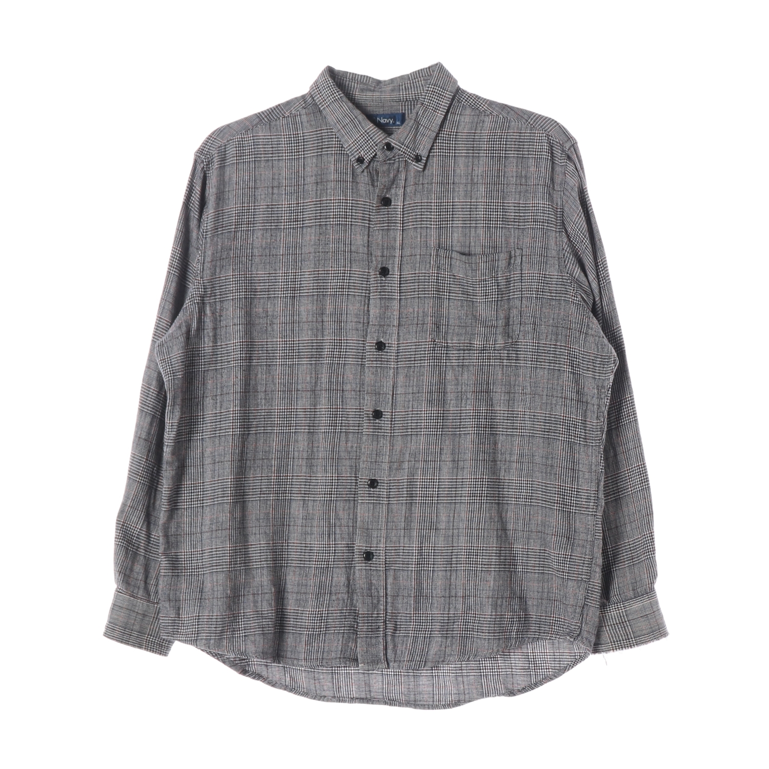 NAVY 네이비 글렌체크 패턴 셔츠 MAN-XL