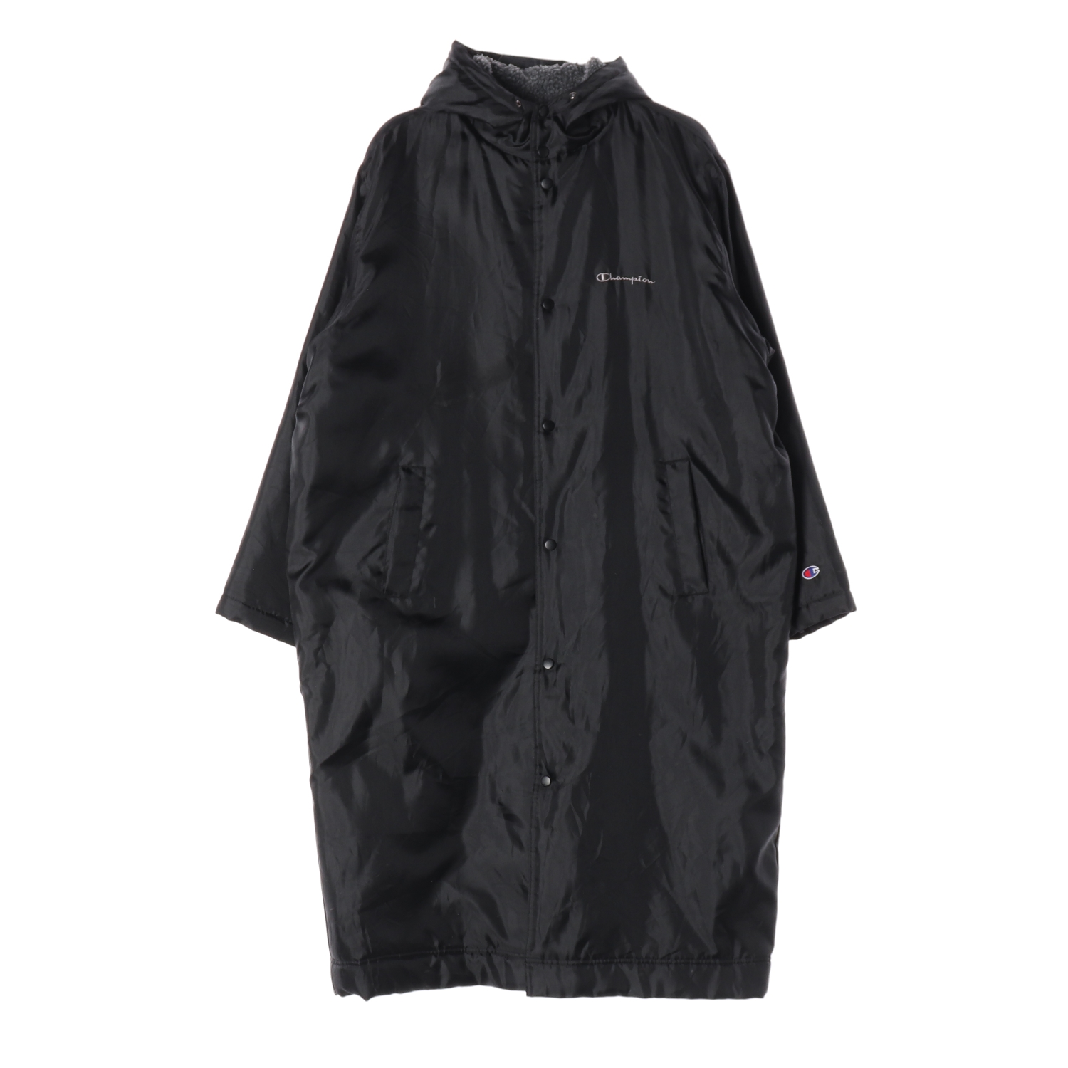 CHAMPION 챔피온 폴리에스터 후드 롱 코트 MAN-L
