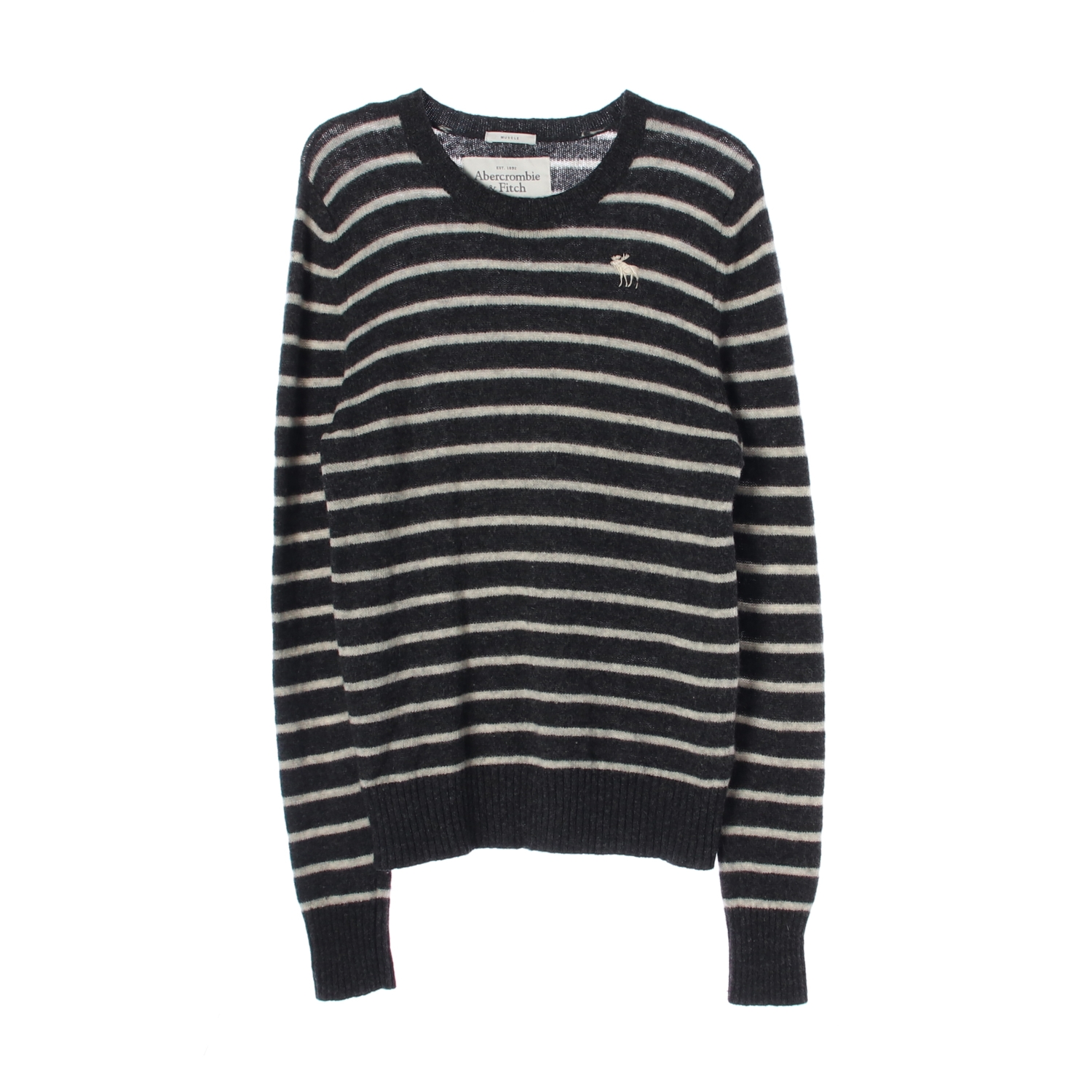 ABERCROMBIE & FITCH 아베크롬비 스트라이프 울 니트 MAN-XL