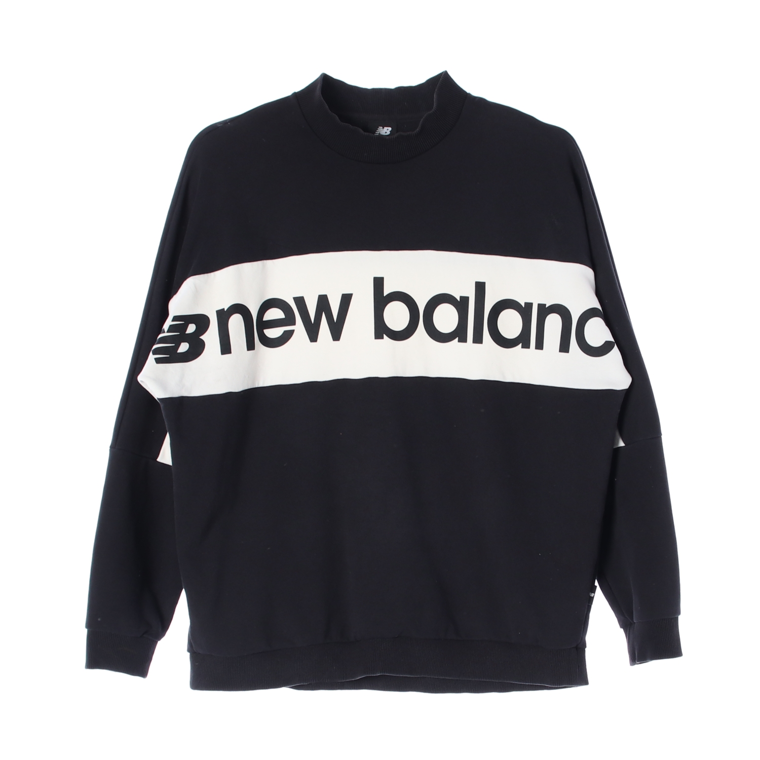 NEW BALANCE 뉴발란스 빅로고 배색 스웨트셔츠 MAN-L