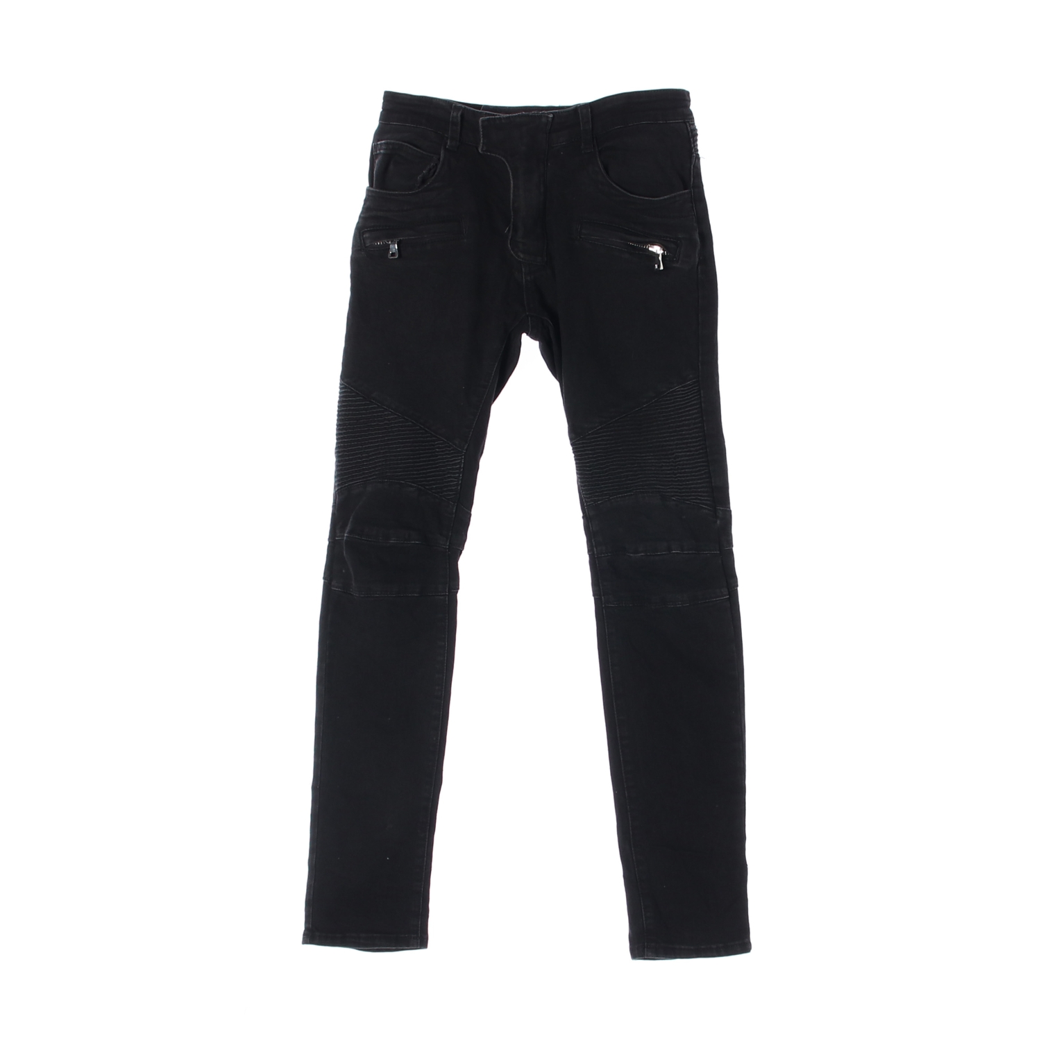 BALMAIN 발망 바이커 블랙 데님팬츠 WOMAN-L