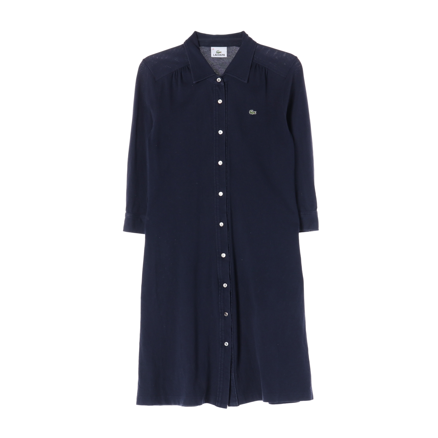 LACOSTE 라코스테 코튼 피케 셔츠원피스 WOMAN-M