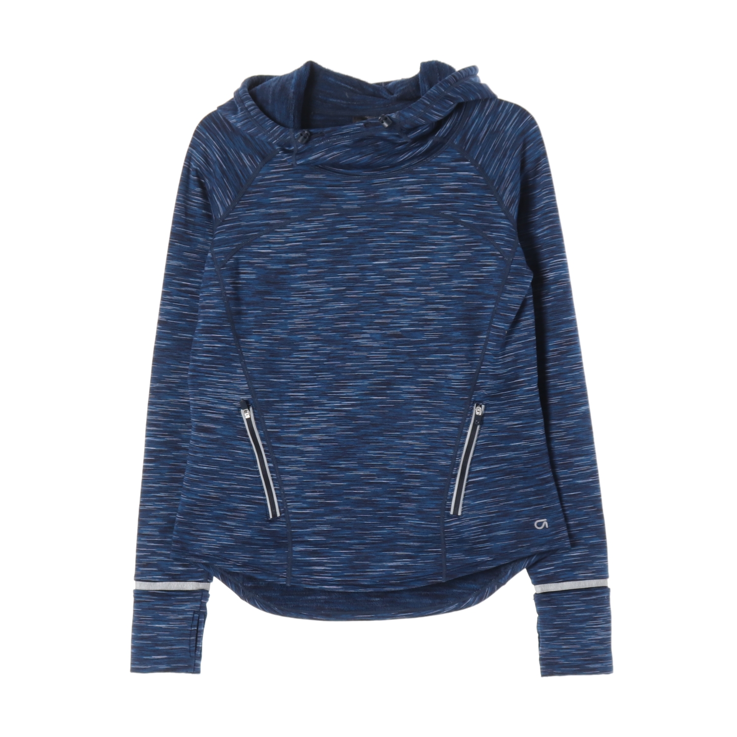 GAPFIT 갭핏 스트라이프 패턴 후드티셔츠 WOMAN-XS