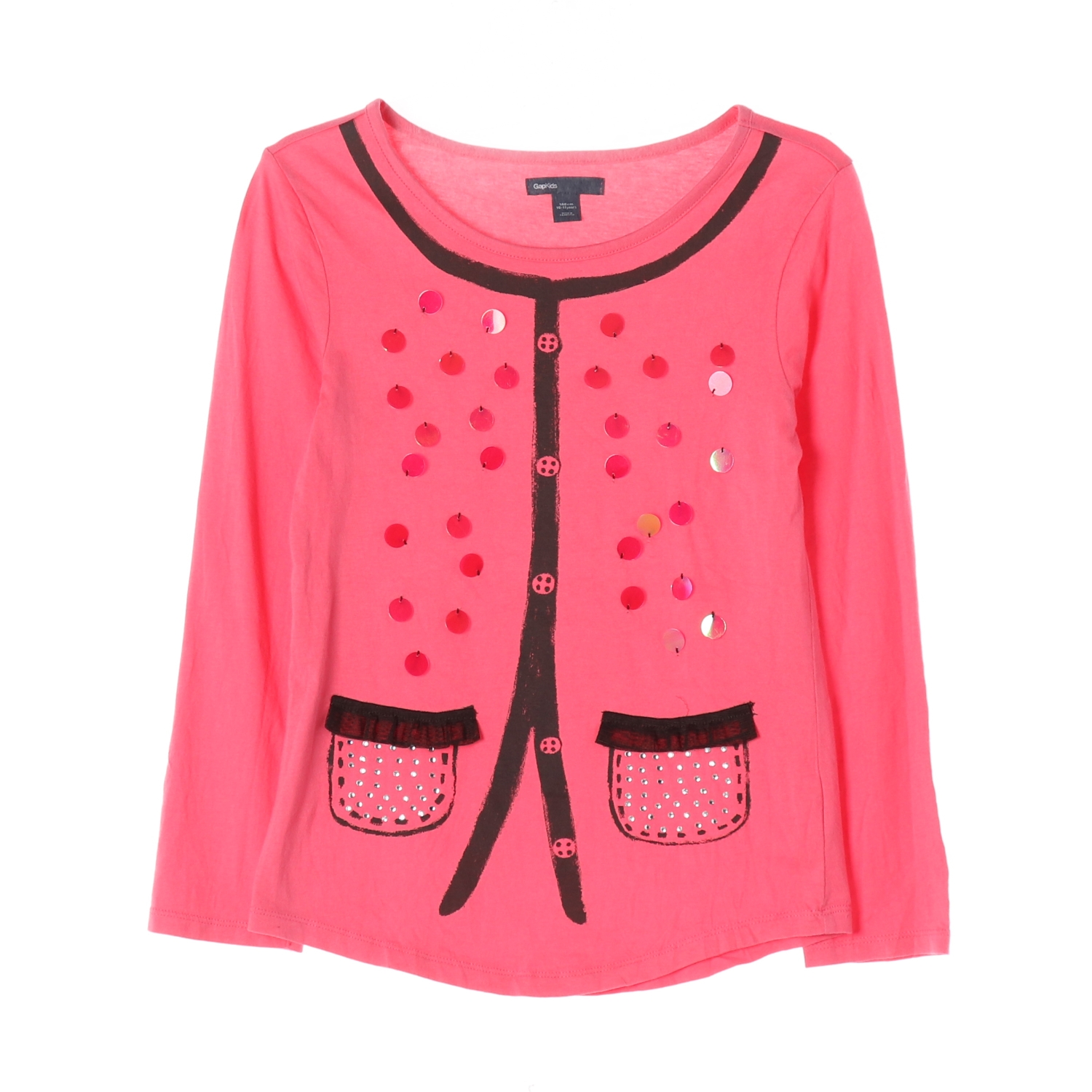 GAP KIDS 갭 키즈 핑크 가디건 프린트 티셔츠 KIDS-140