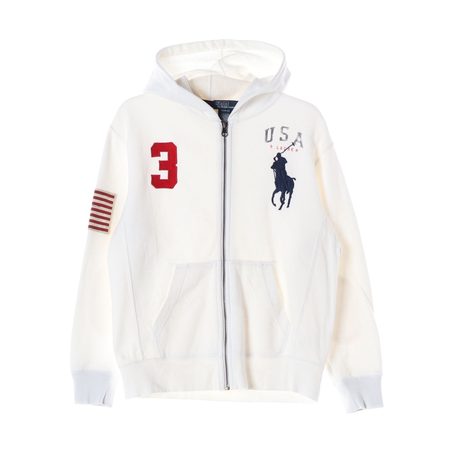 POLO RALPH LAUREN 폴로 랄프 로렌 USA 로고 자수 KIDS-M