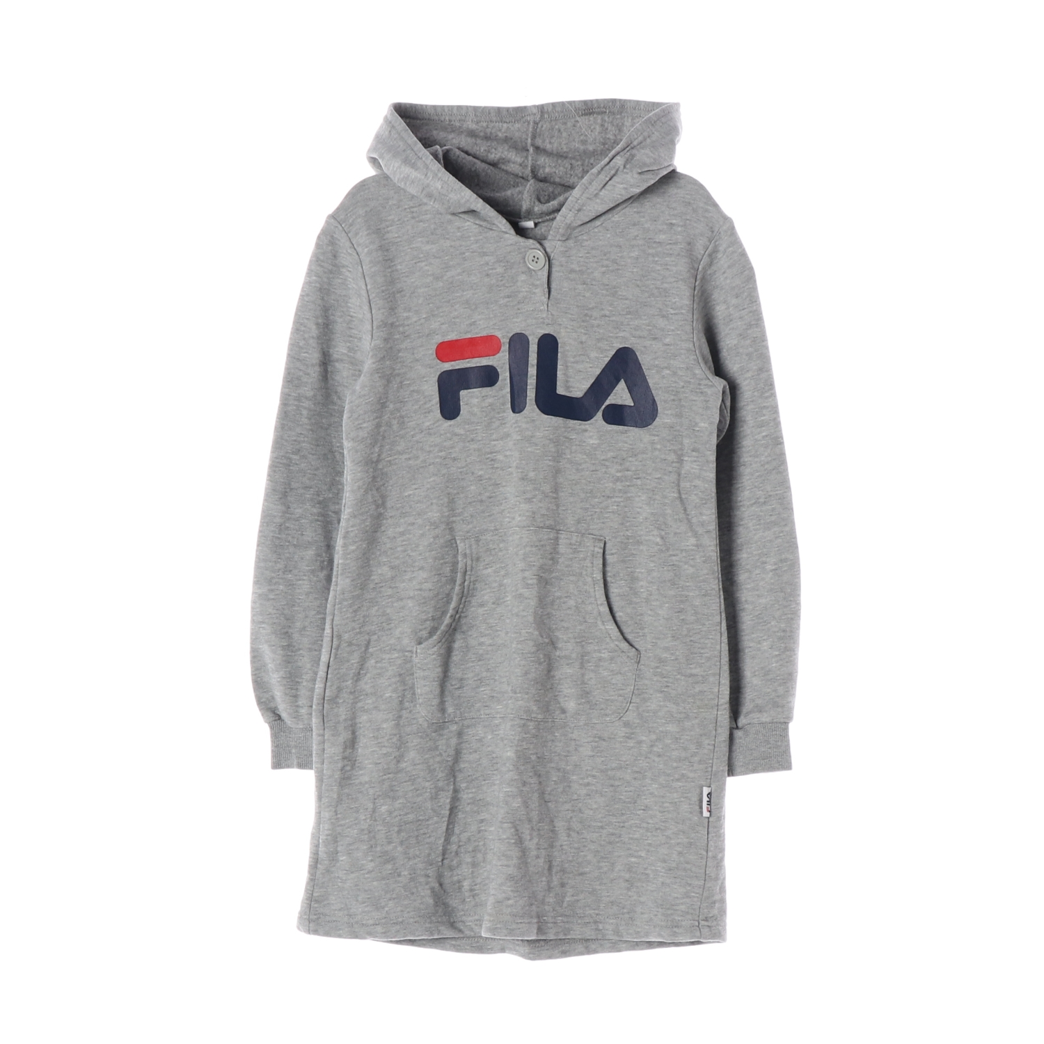 FILA 필라 로고 프린트 후드 원피스 KIDS-130