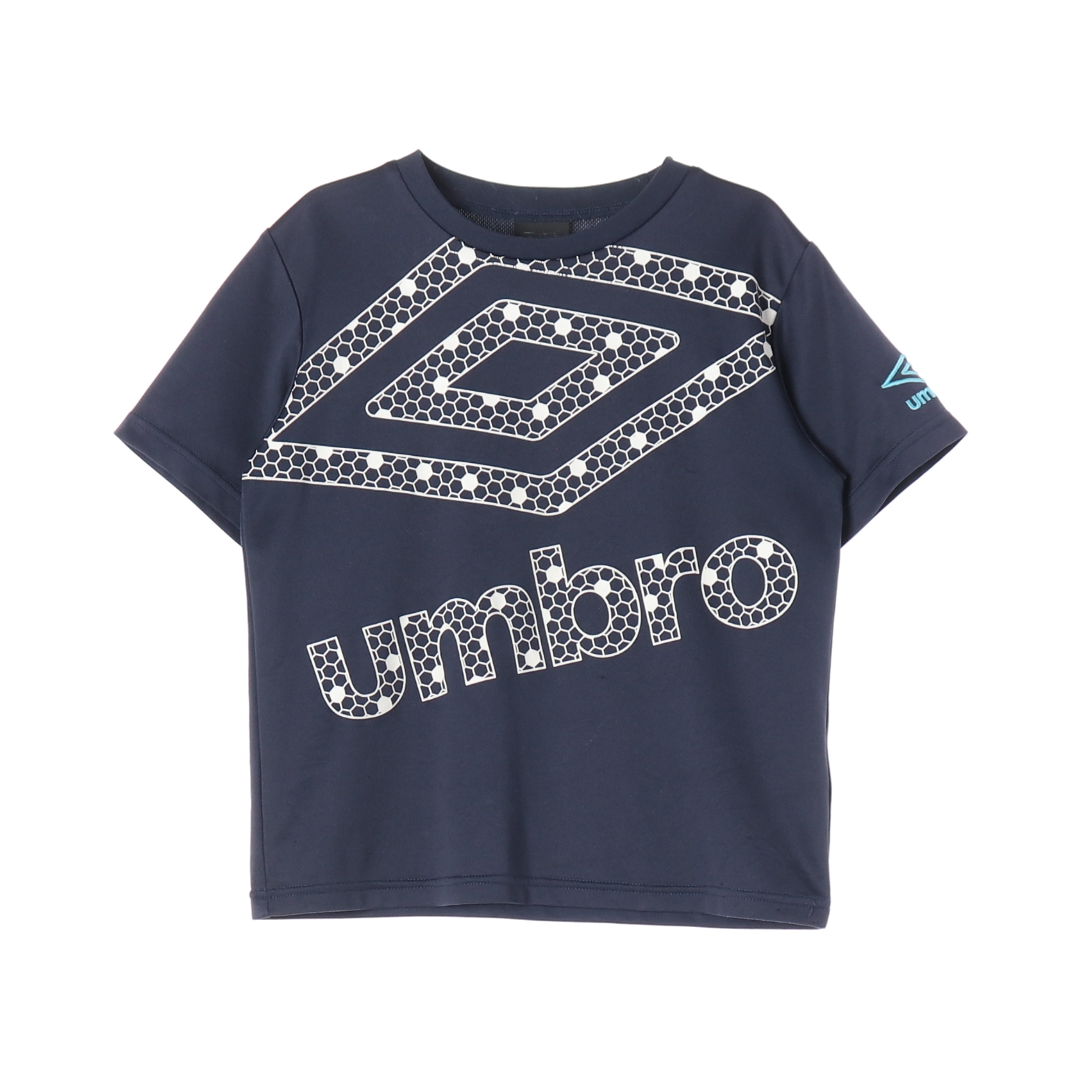 UMBRO 엄브로 벌집 패턴 로고 티셔츠 KIDS-130
