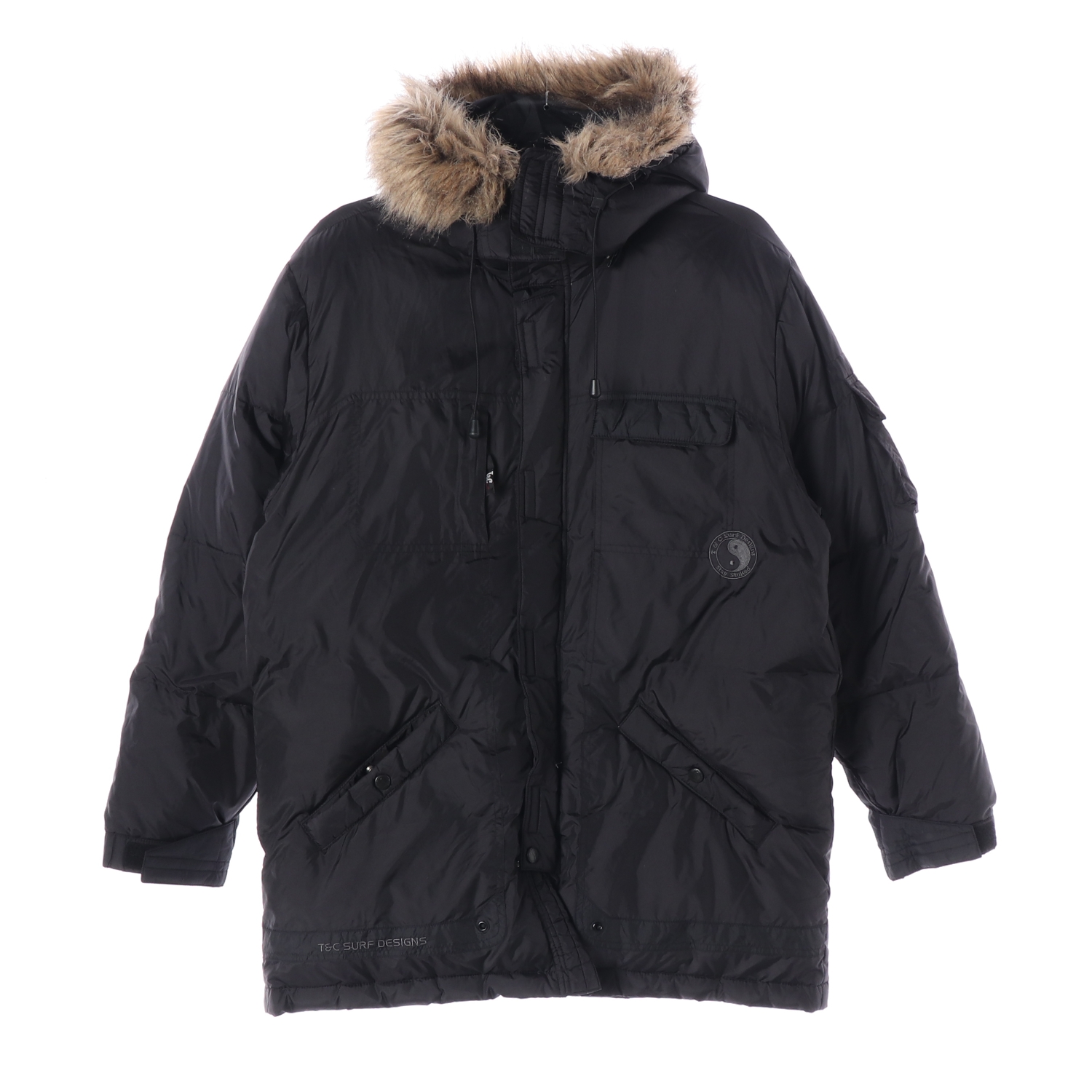 T&C SURF DESIGNS 티앤씨서프디자인 퍼 후드 다운 패딩 MAN-M