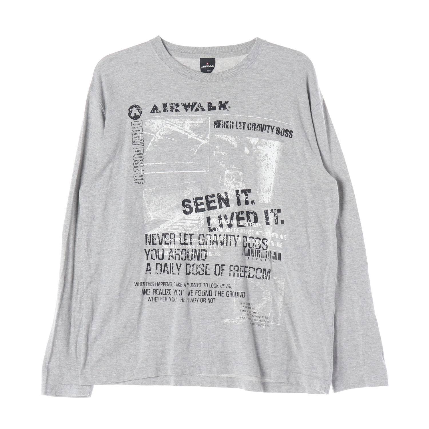 AIRWALK 에어워크 그래픽 프린트 긴팔 티셔츠 MAN-XL