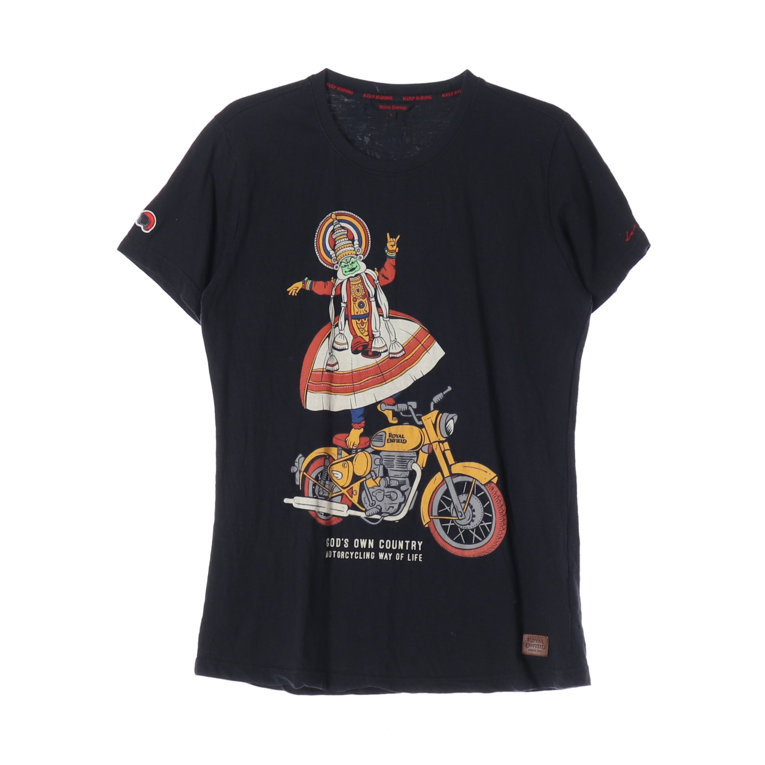 ROYAL ENFIELD 로얄엔필드 그래픽 프린트 1/2 티셔츠 MAN-L