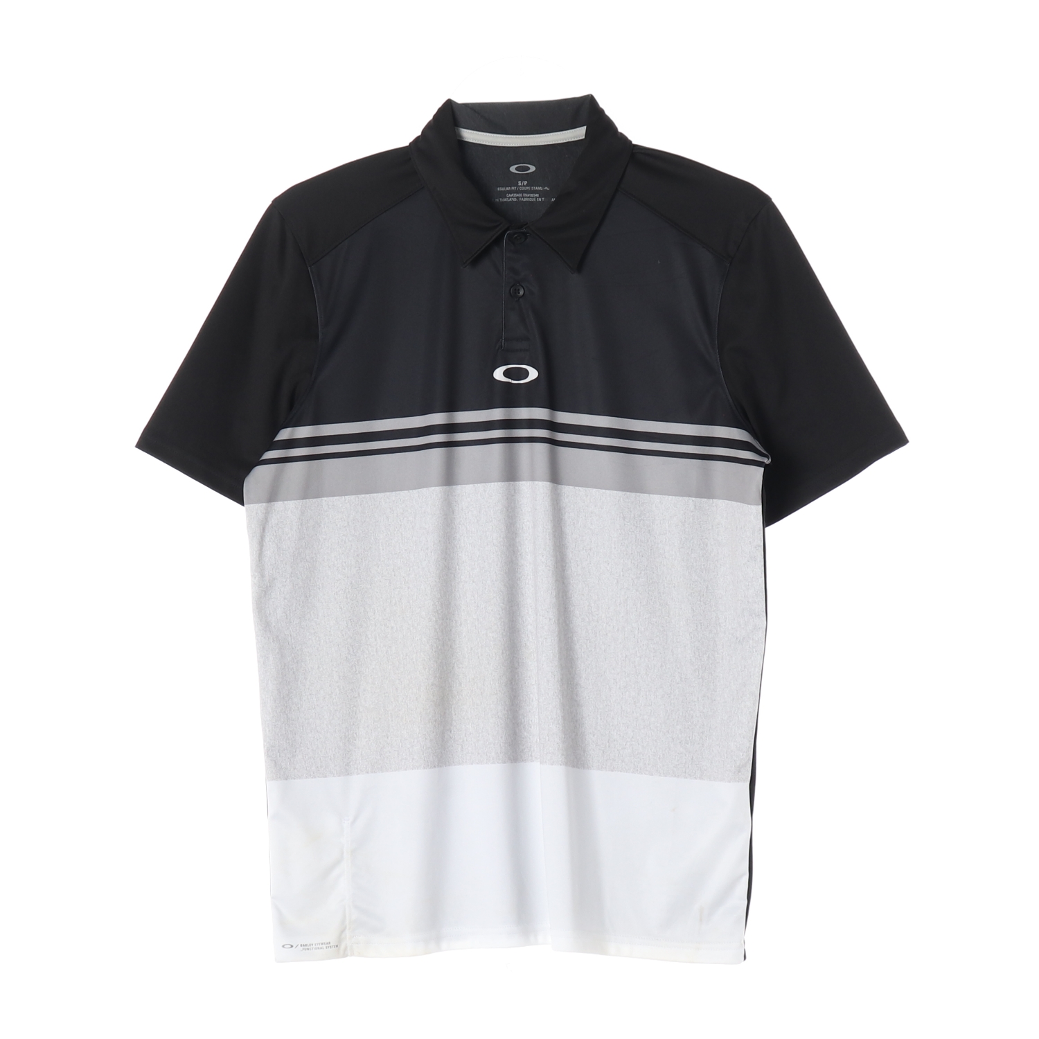 OAKLEY 오클리 배색 스트라이프 1/2 셔츠 MAN-S