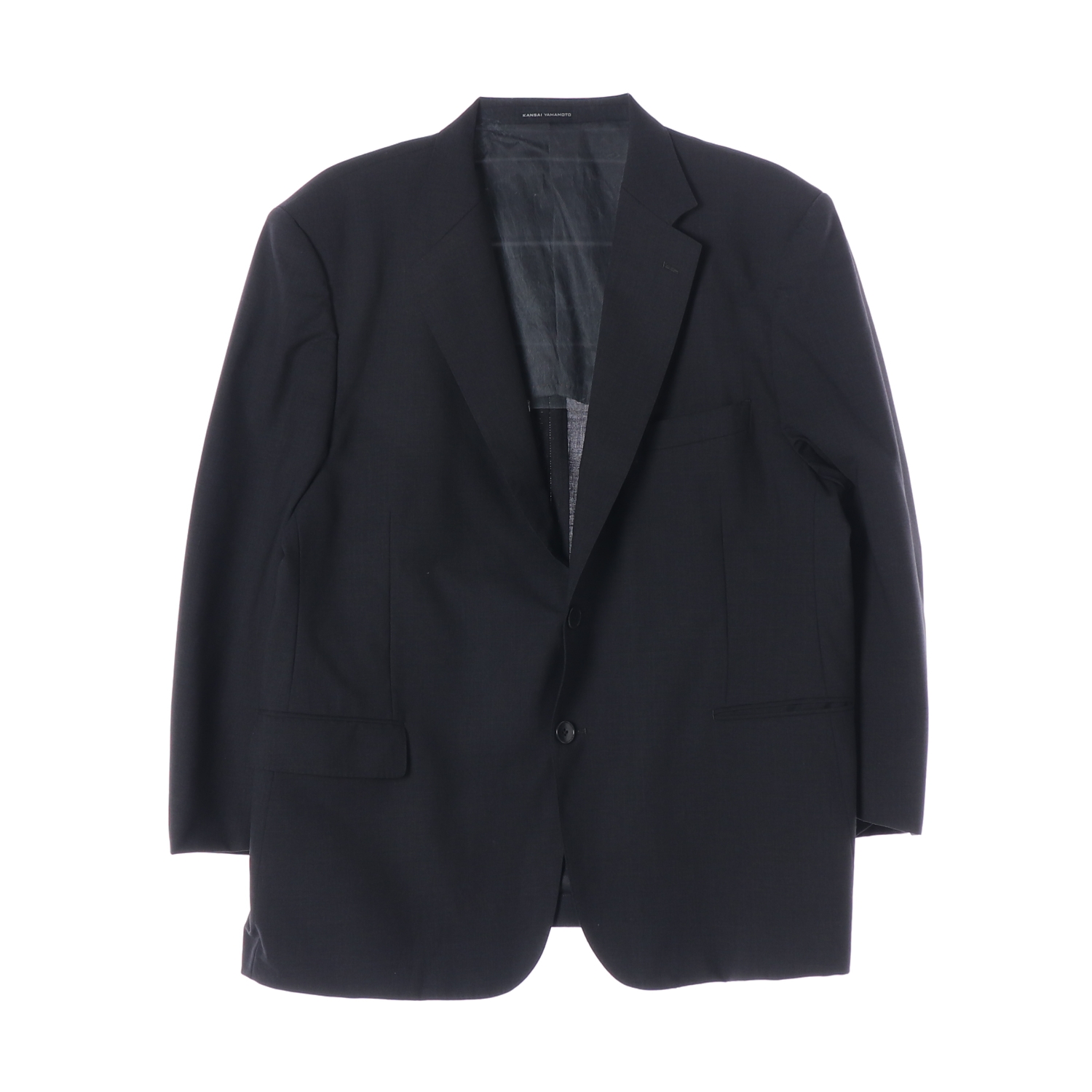 KANSAI YAMAMOTO 칸사이 야마모토 울 싱글 블레이저 MAN-XL