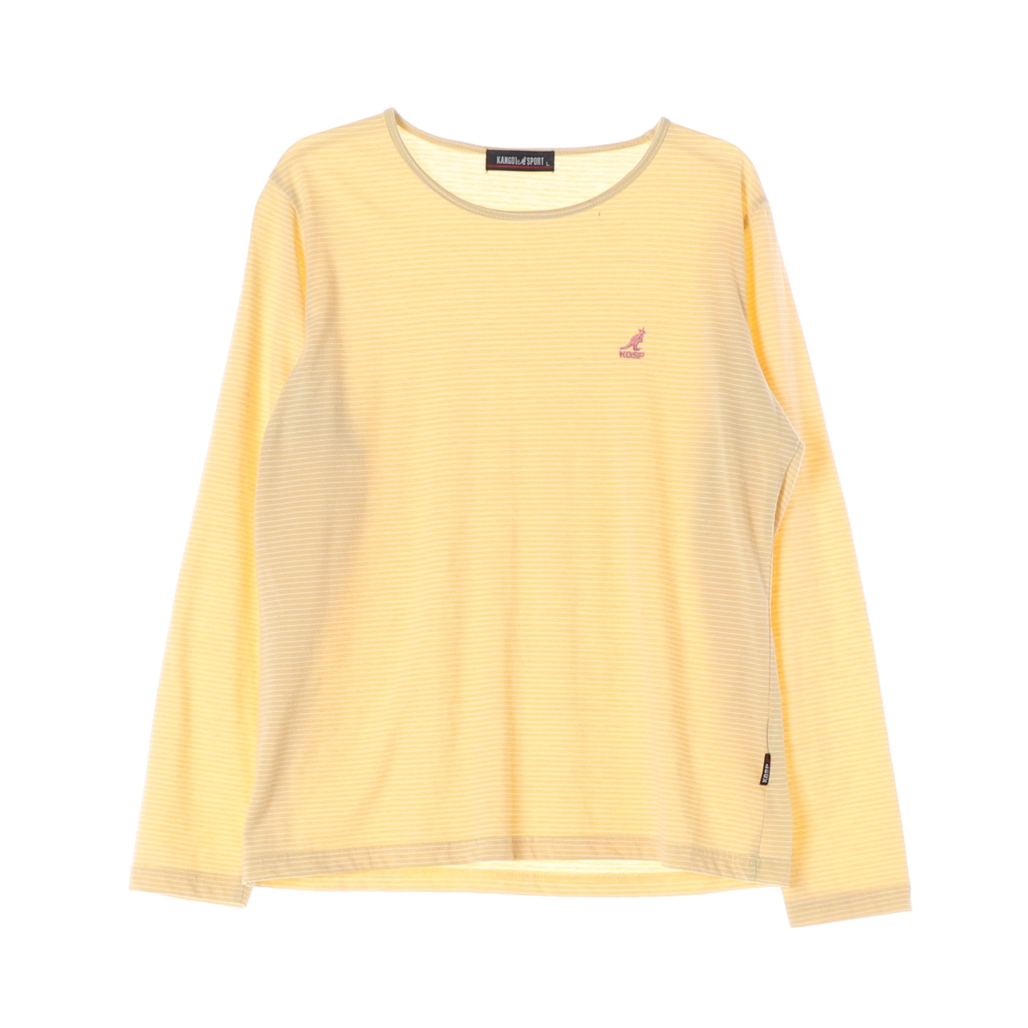 KANGOL SPORT 캉골스포츠 스트라이프 긴팔 티셔츠 WOMAN-L