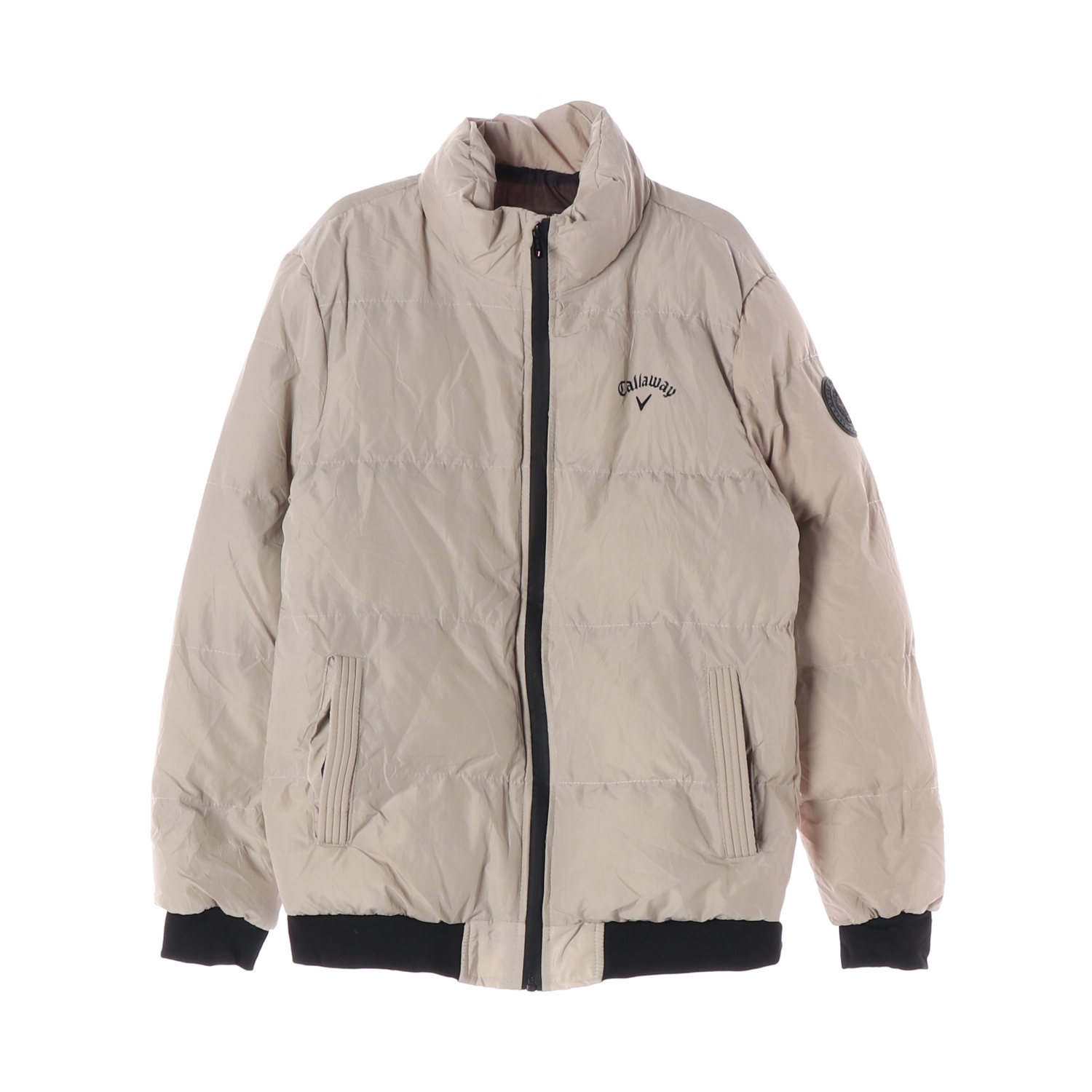 CALLAWAY 캘러웨이 베이지 배색 패딩 MAN-XL