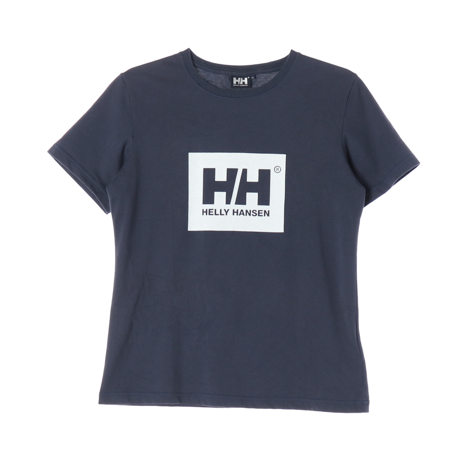 HELLY HANSEN 헬리한센 박스 로고 반팔 티셔츠 WOMAN-M
