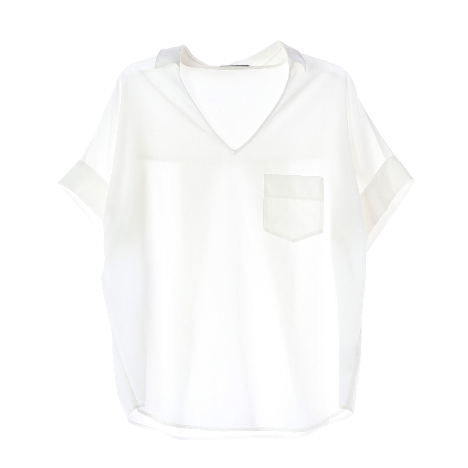AZUL BY MOUSSY 아즈루바이마우지 포켓 브이넥 1/2 셔츠 WOMAN-M