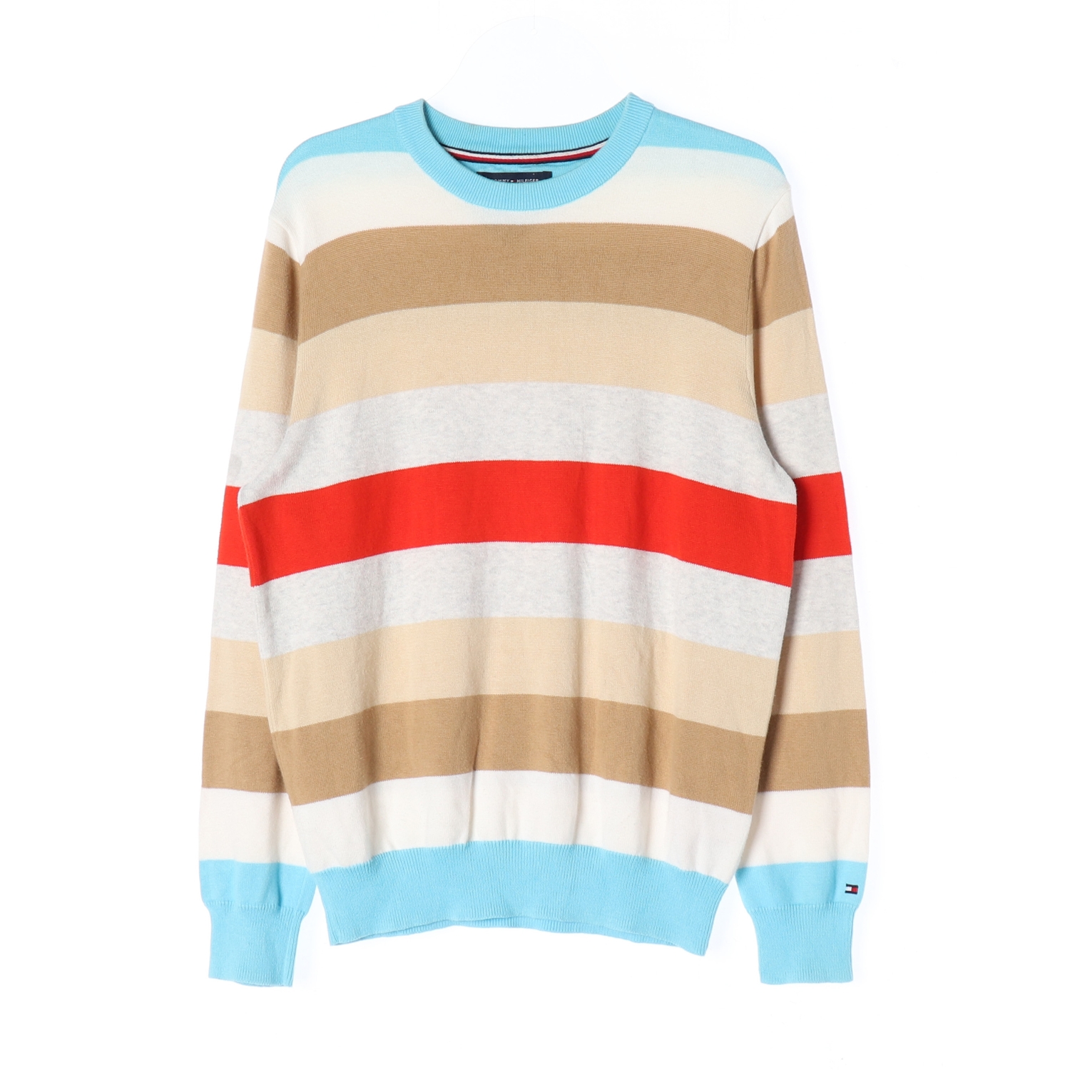TOMMY HILFIGER 타미힐피거 스트라이프 코튼 니트 MAN-M