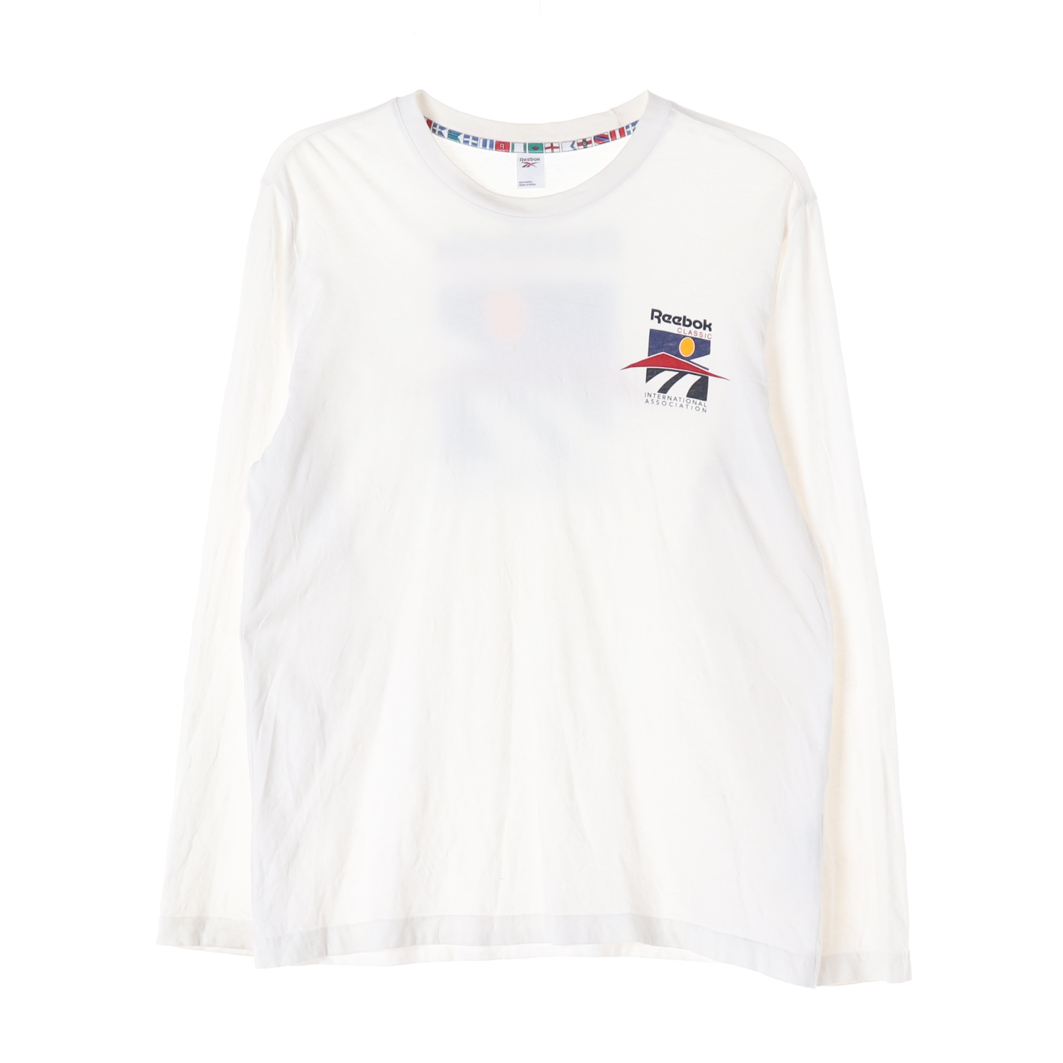 REEBOK 리복 클래식 인터내셔널 로고 긴팔 티셔츠 MAN-M