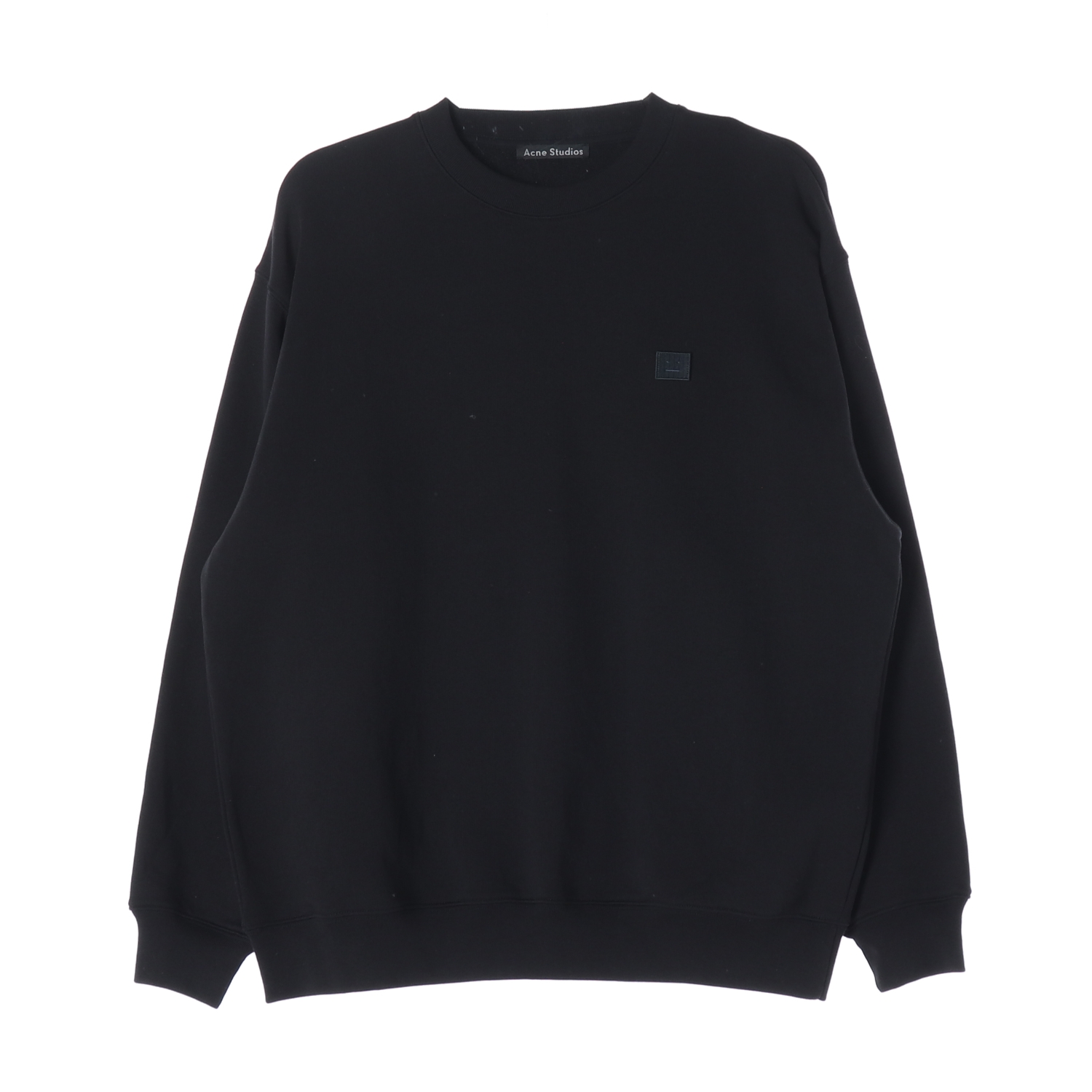 ACNE STUDIOS 아크네스튜디오 페이스 패치 블랙 스웨트셔츠 MAN-S